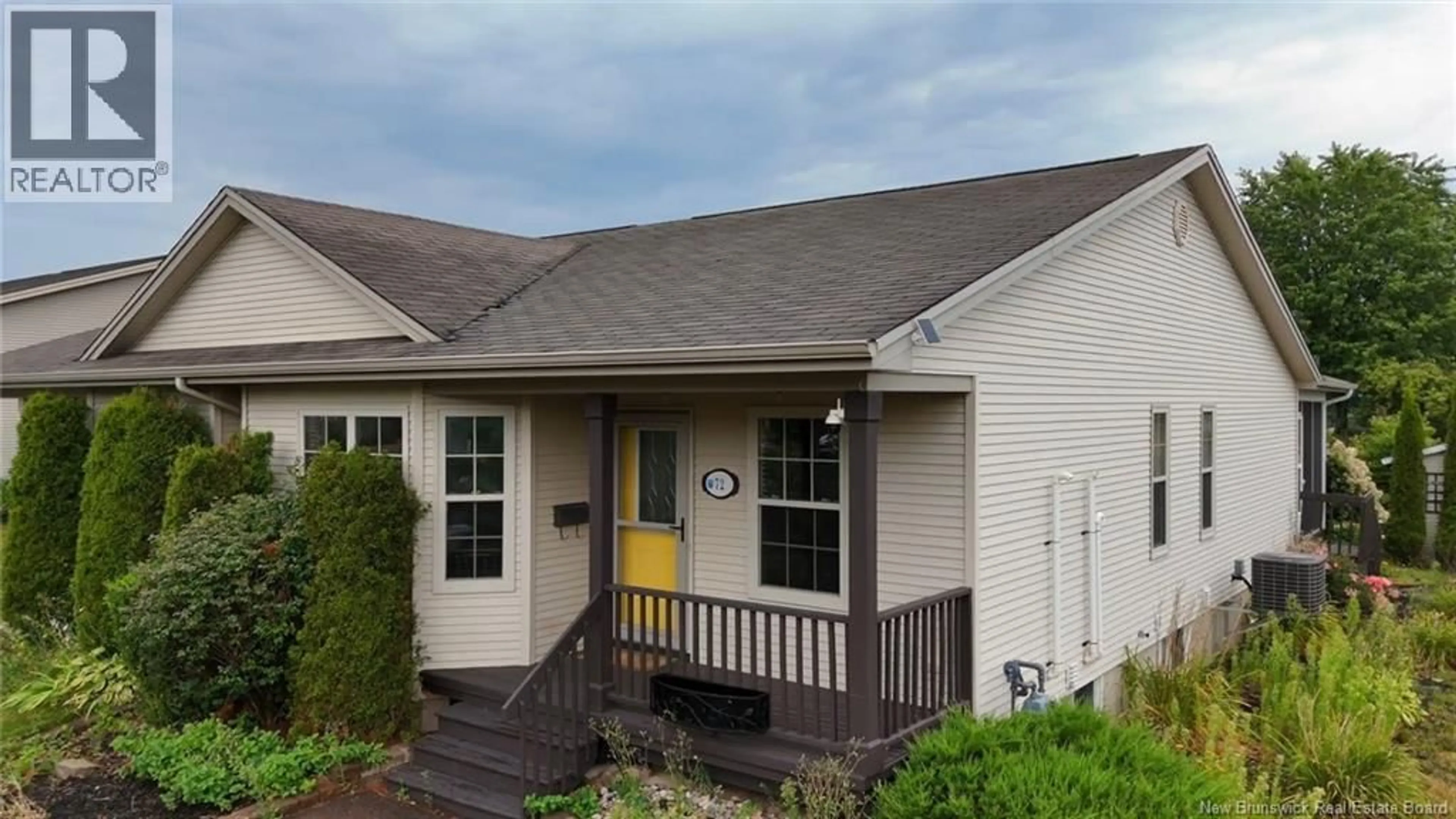 Home with vinyl exterior material, street for 72 COLBY CRESCENT, Moncton New Brunswick E1G5M3