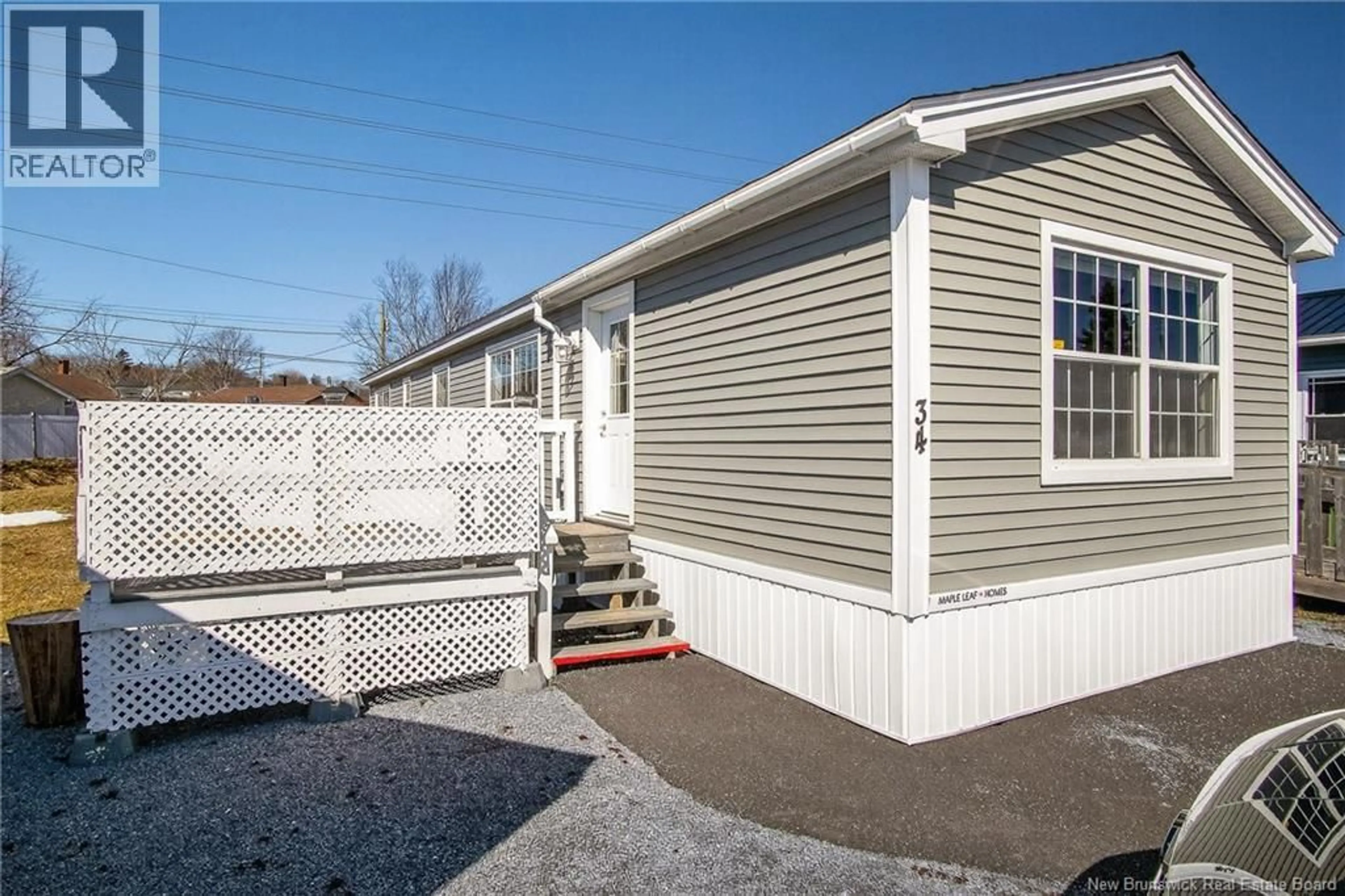 Home with vinyl exterior material, street for 34 VIOLET STREET, Saint John New Brunswick E2M5M3