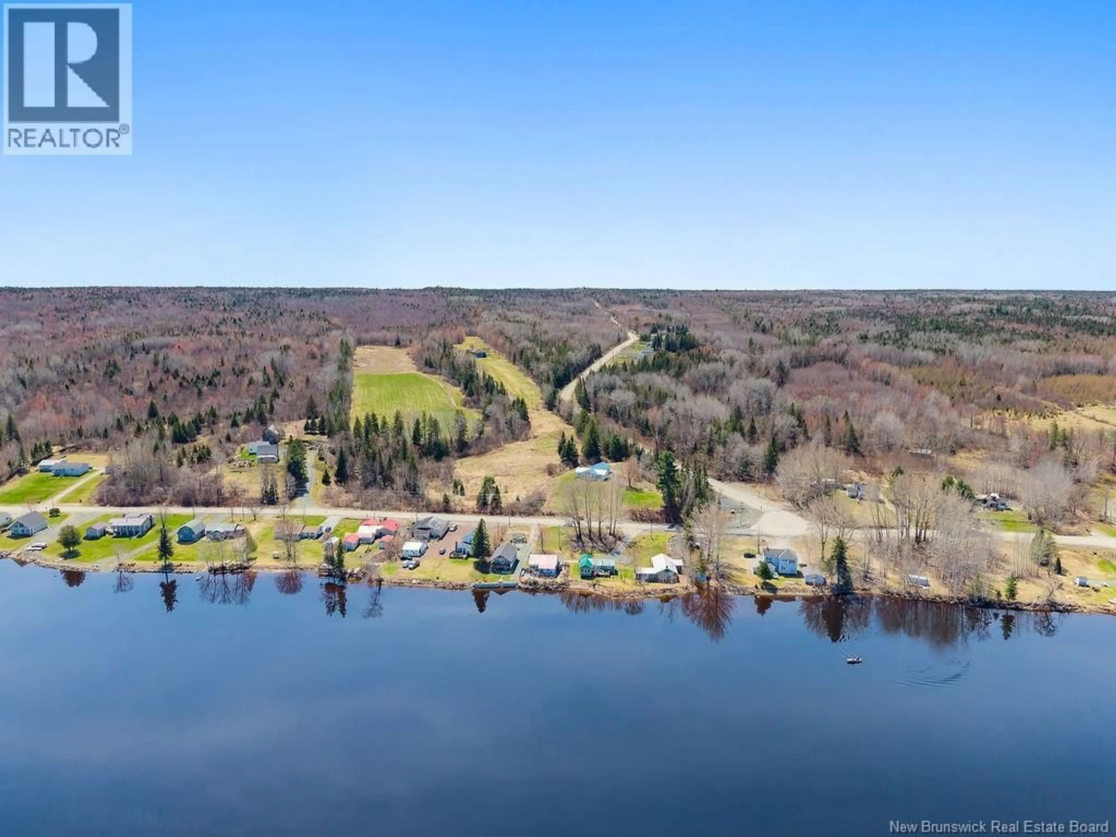 A pic from outside/outdoor area/front of a property/back of a property/a pic from drone, water/lake/river/ocean view for 1732 ROUTE 420, Red Bank New Brunswick E9E2A2