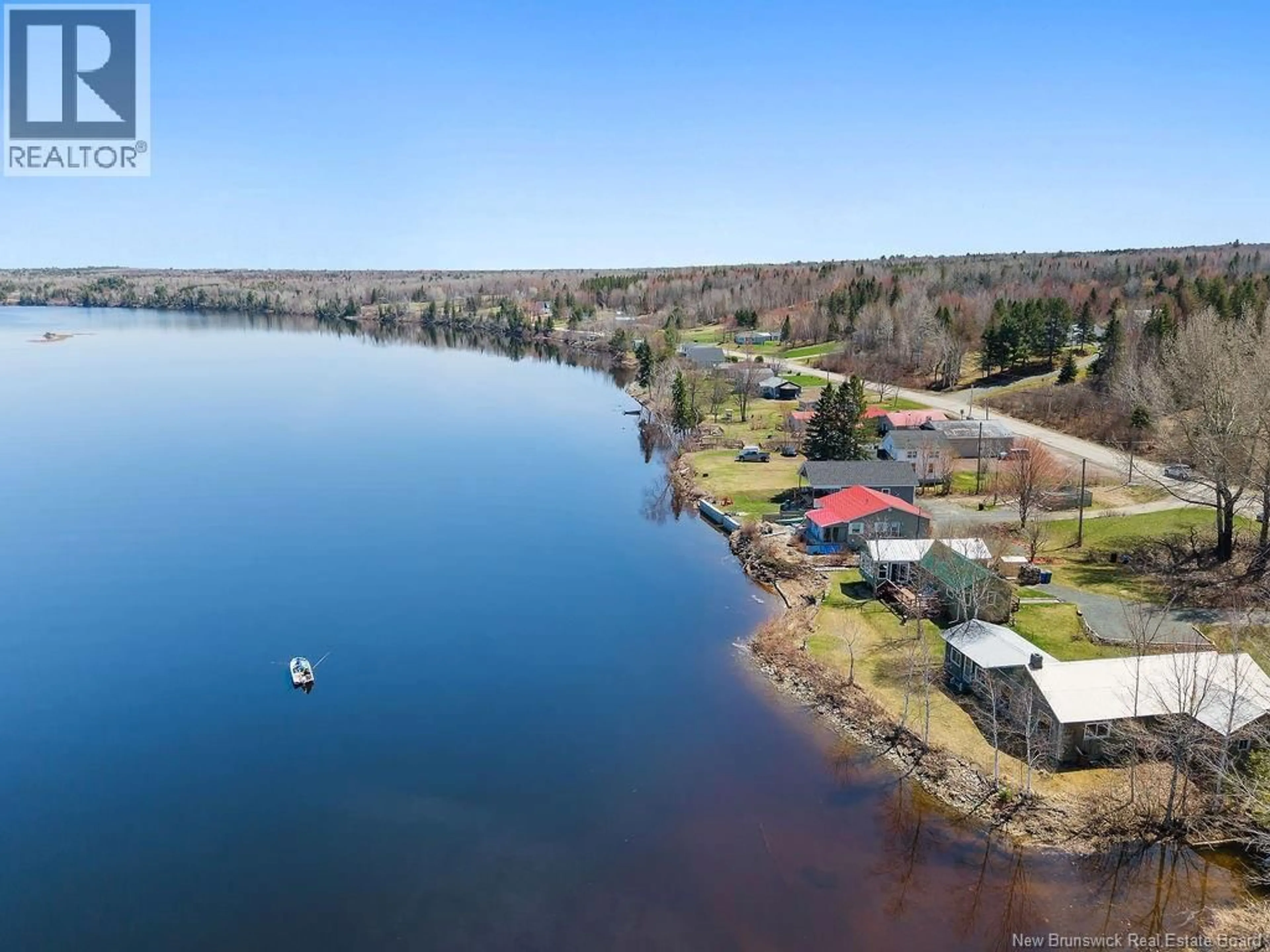 A pic from outside/outdoor area/front of a property/back of a property/a pic from drone, water/lake/river/ocean view for 1732 ROUTE 420, Red Bank New Brunswick E9E2A2
