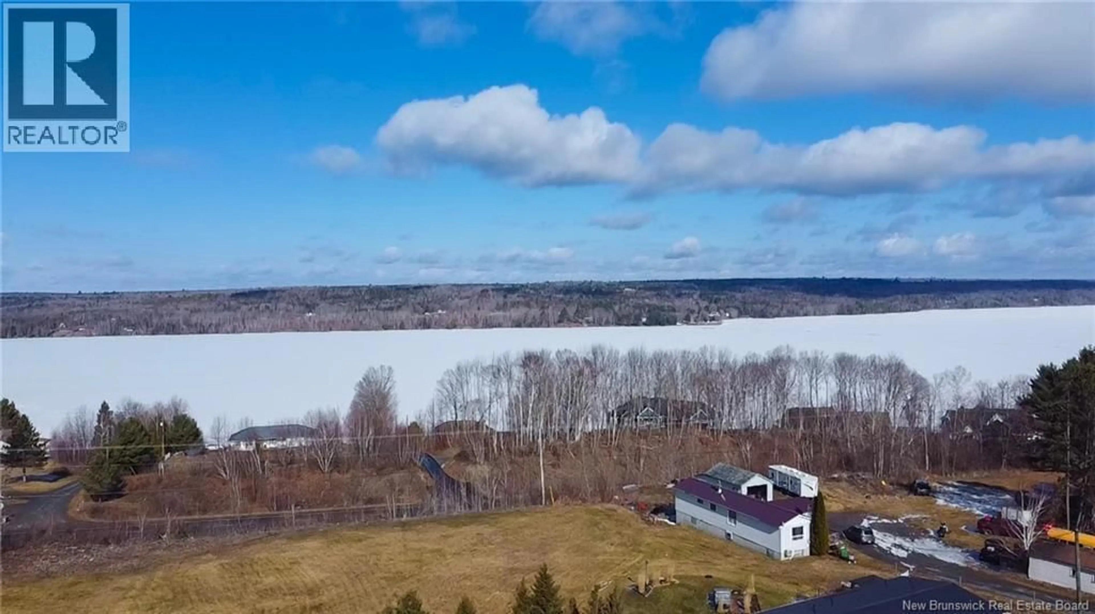 A pic from outside/outdoor area/front of a property/back of a property/a pic from drone, water/lake/river/ocean view for 48 KINGSCLEAR DRIVE, Upper Kingsclear New Brunswick E3E1R7