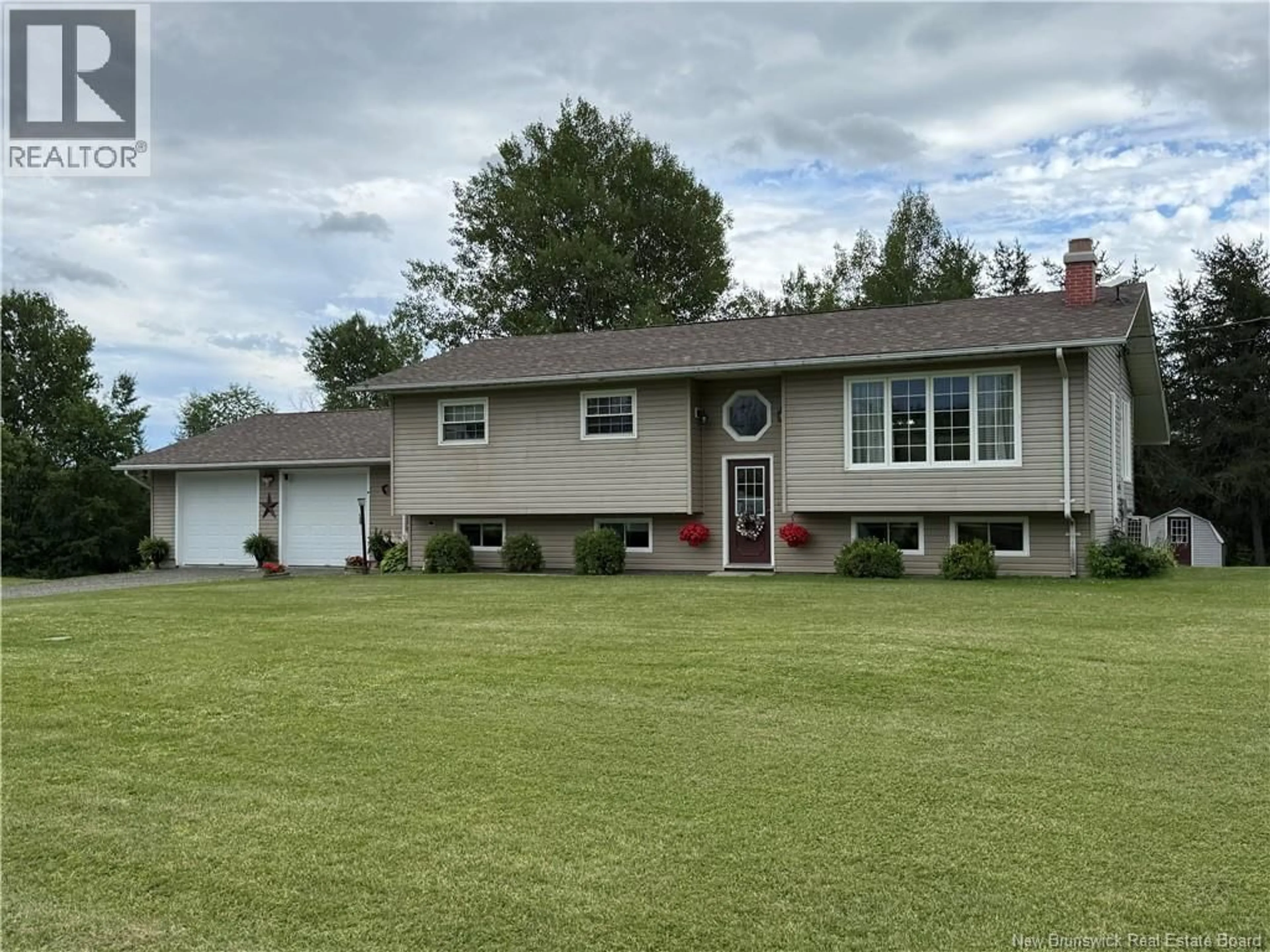 Home with vinyl exterior material, street for 343 ESTEY ROAD, Waterville New Brunswick E7P1H8