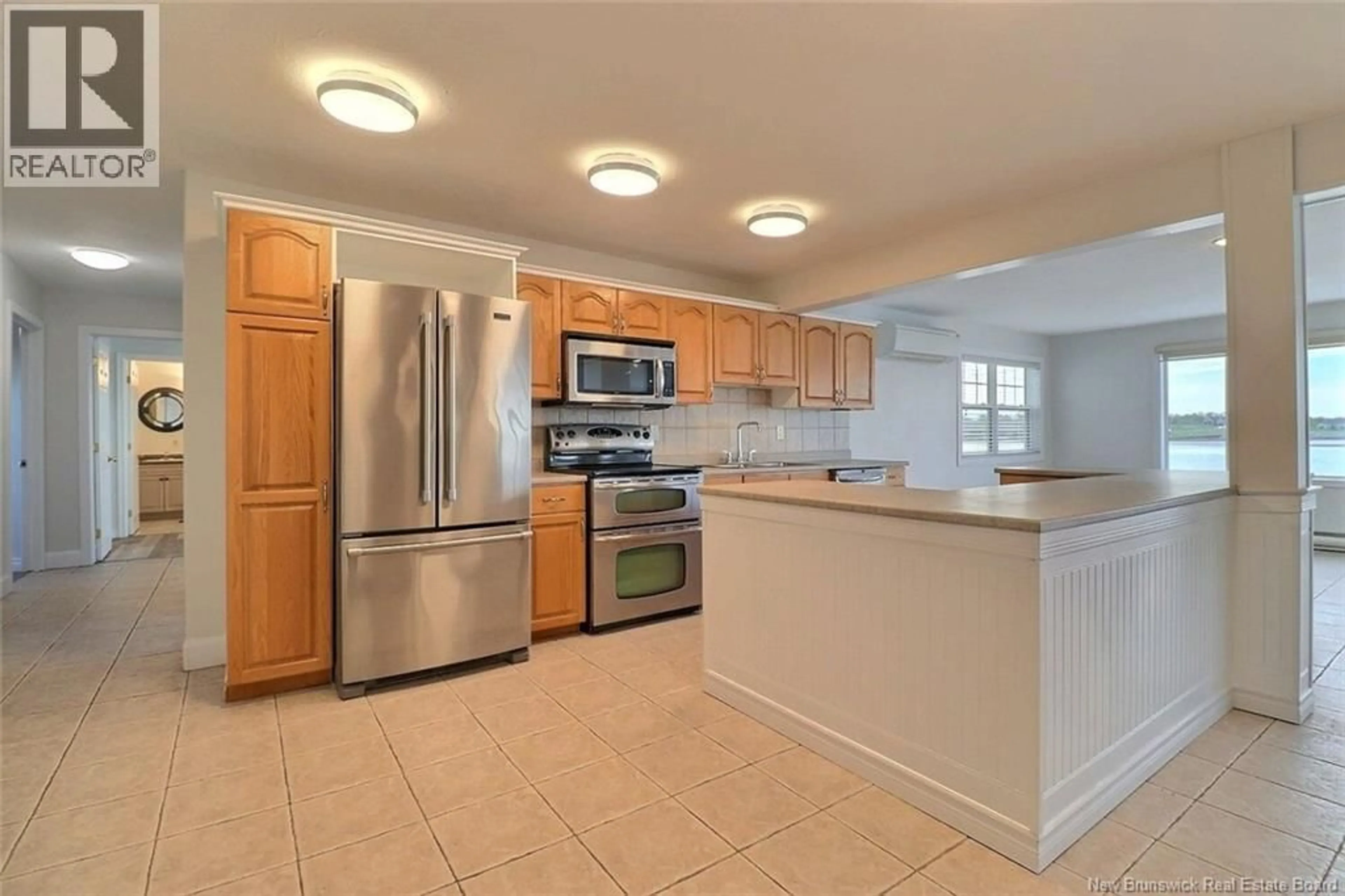 Open concept kitchen, ceramic/tile floor for 5406 ROUTE 535, Dixon Point New Brunswick E4S4A1