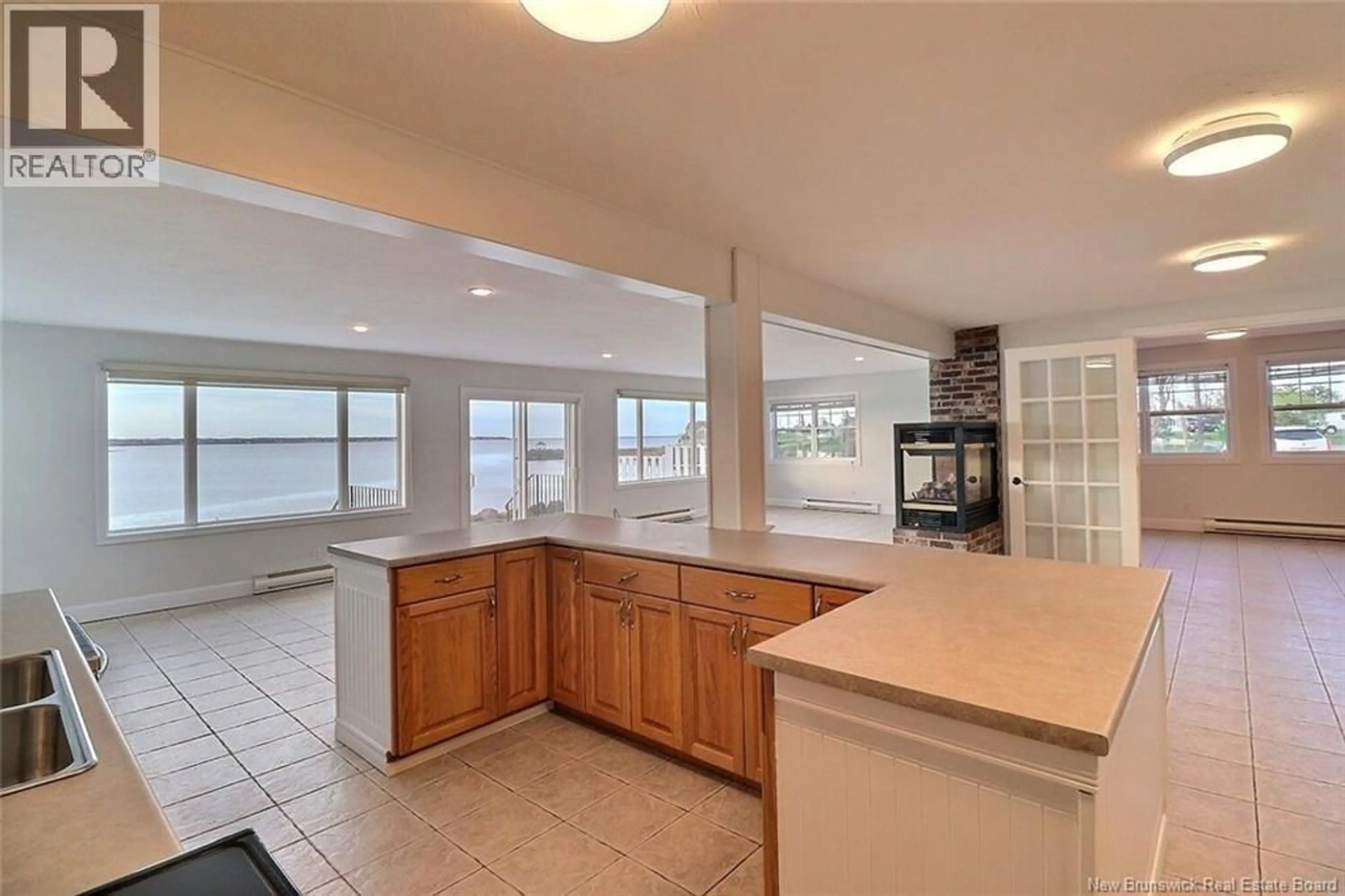 Open concept kitchen, ceramic/tile floor for 5406 ROUTE 535, Dixon Point New Brunswick E4S4A1