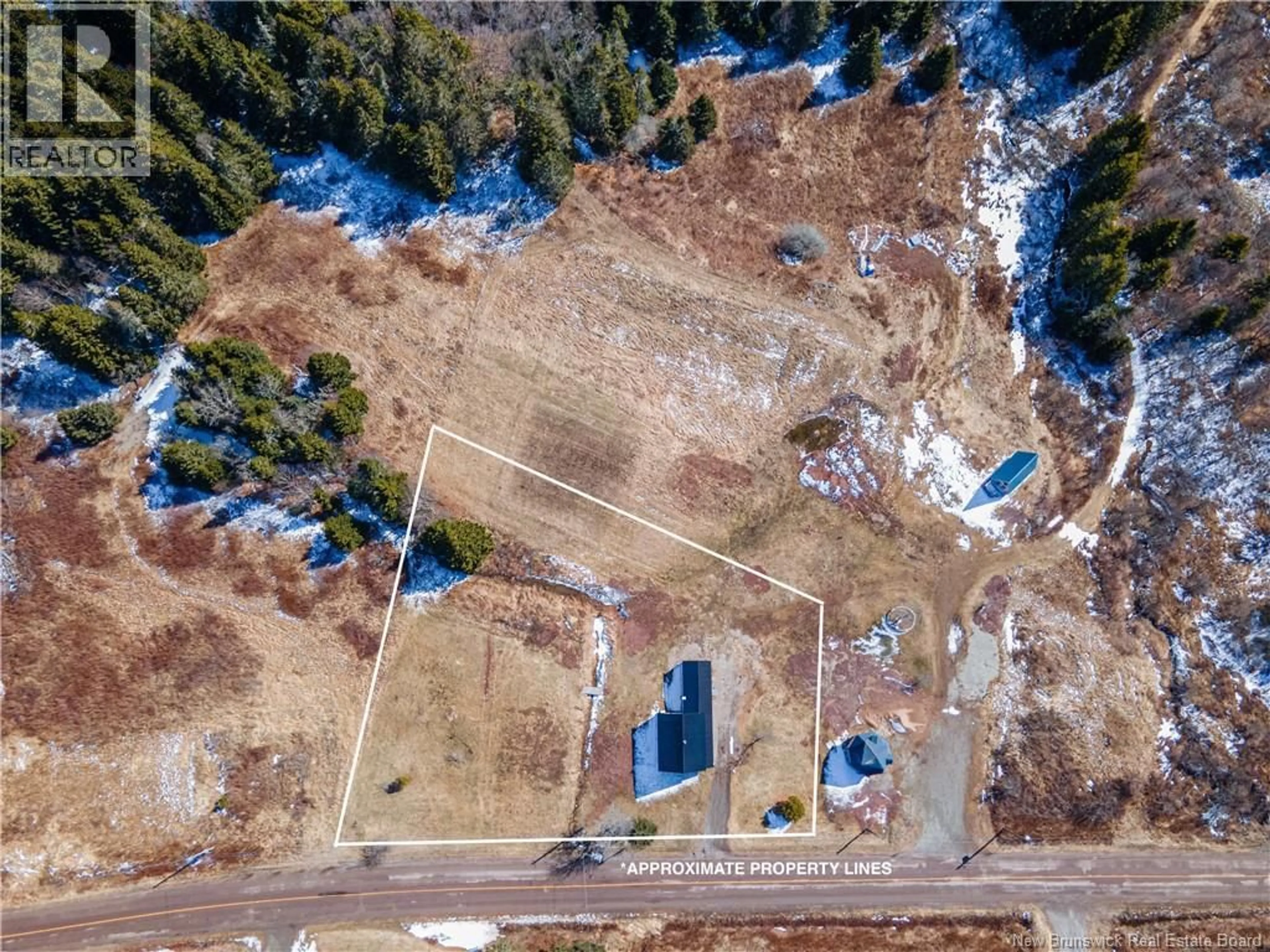 A pic from outside/outdoor area/front of a property/back of a property/a pic from drone, unknown for 1195 ROUTE 915, New Horton New Brunswick E4H1W4