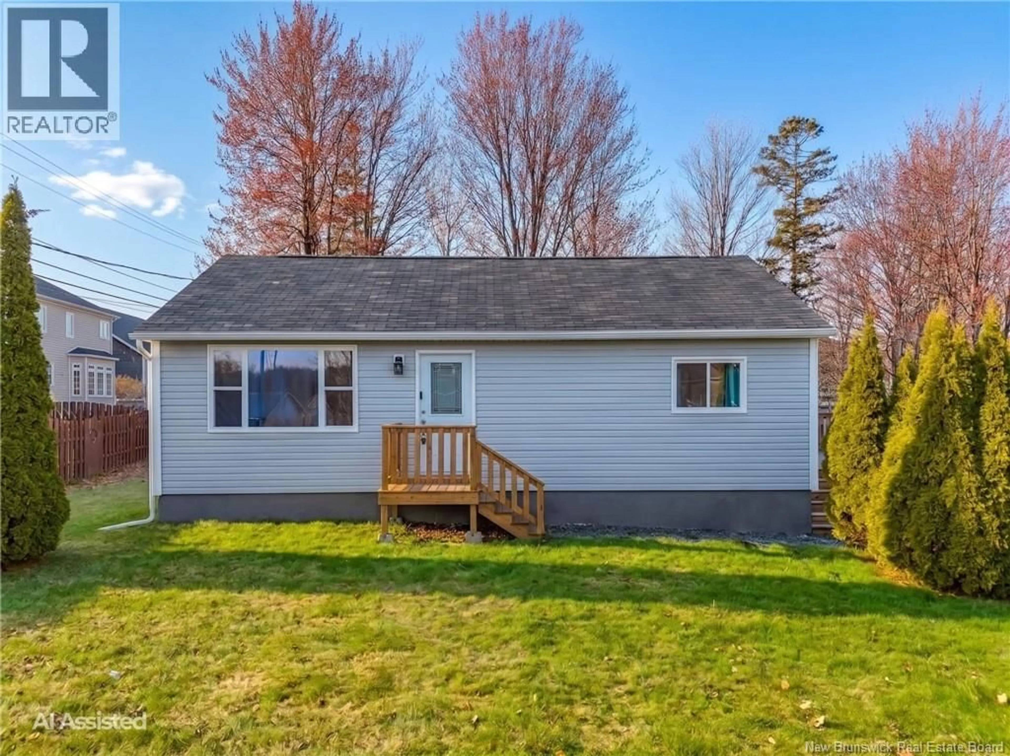 Home with vinyl exterior material, street for 330 RAINSFORD LANE, Fredericton New Brunswick E3B7T2