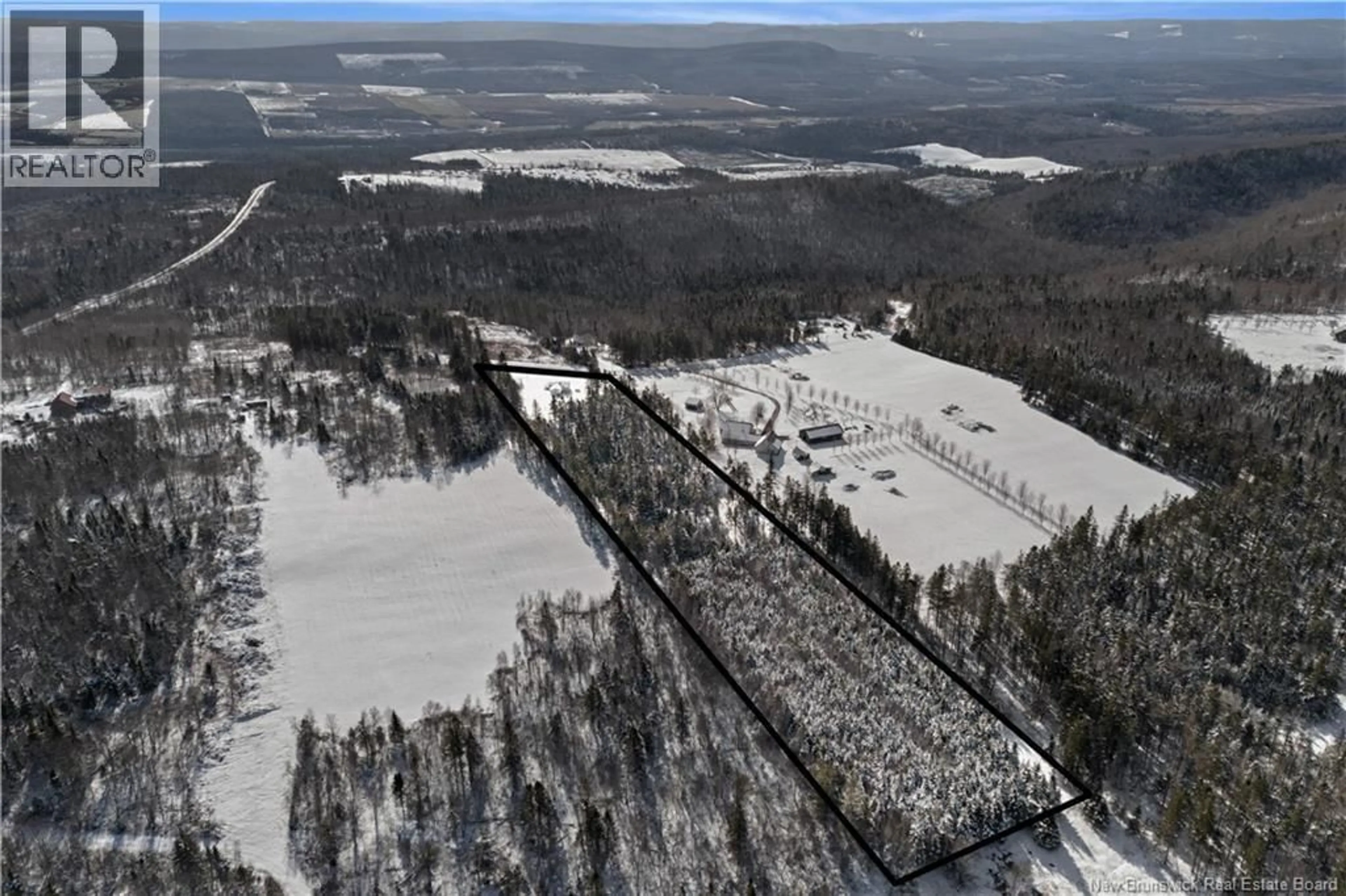 A pic from outside/outdoor area/front of a property/back of a property/a pic from drone, forest/trees view for 609 JORDAN MOUNTAIN ROAD, Jordan Mountain New Brunswick E4G1C1