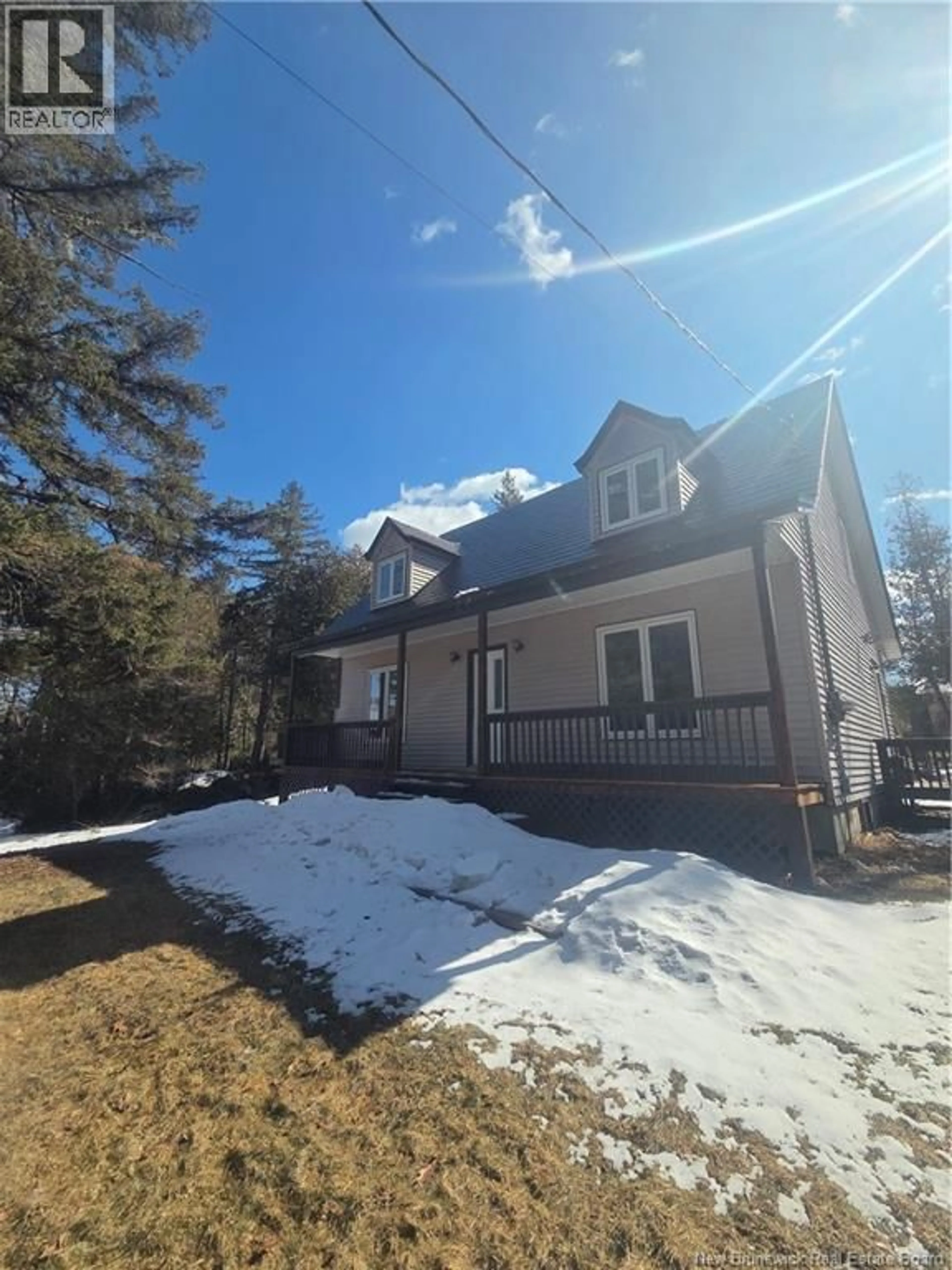 A pic from outside/outdoor area/front of a property/back of a property/a pic from drone, unknown for 1105 ROUTE 595, Nackawic New Brunswick E6G2K4