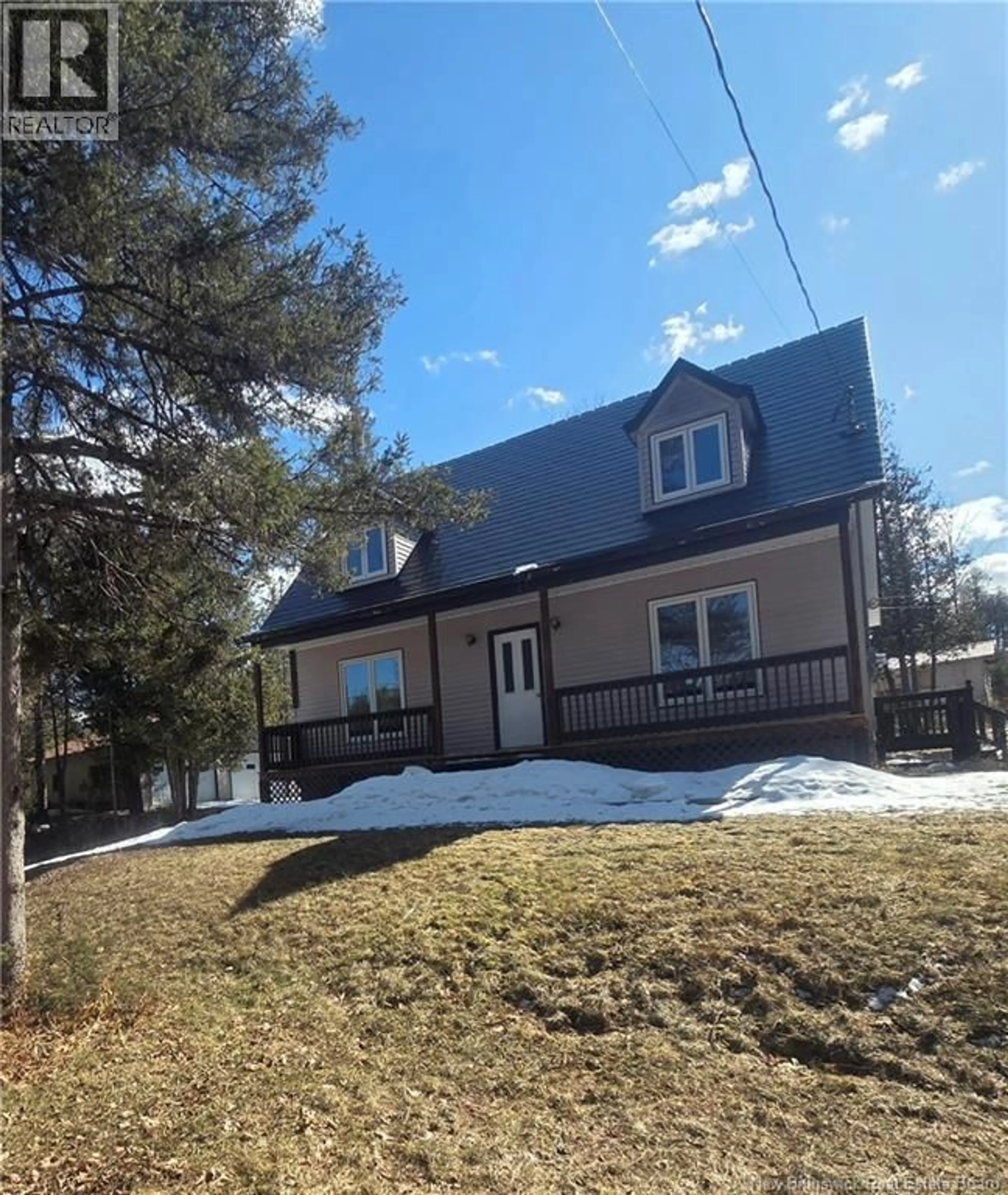 A pic from outside/outdoor area/front of a property/back of a property/a pic from drone, street for 1105 ROUTE 595, Nackawic New Brunswick E6G2K4