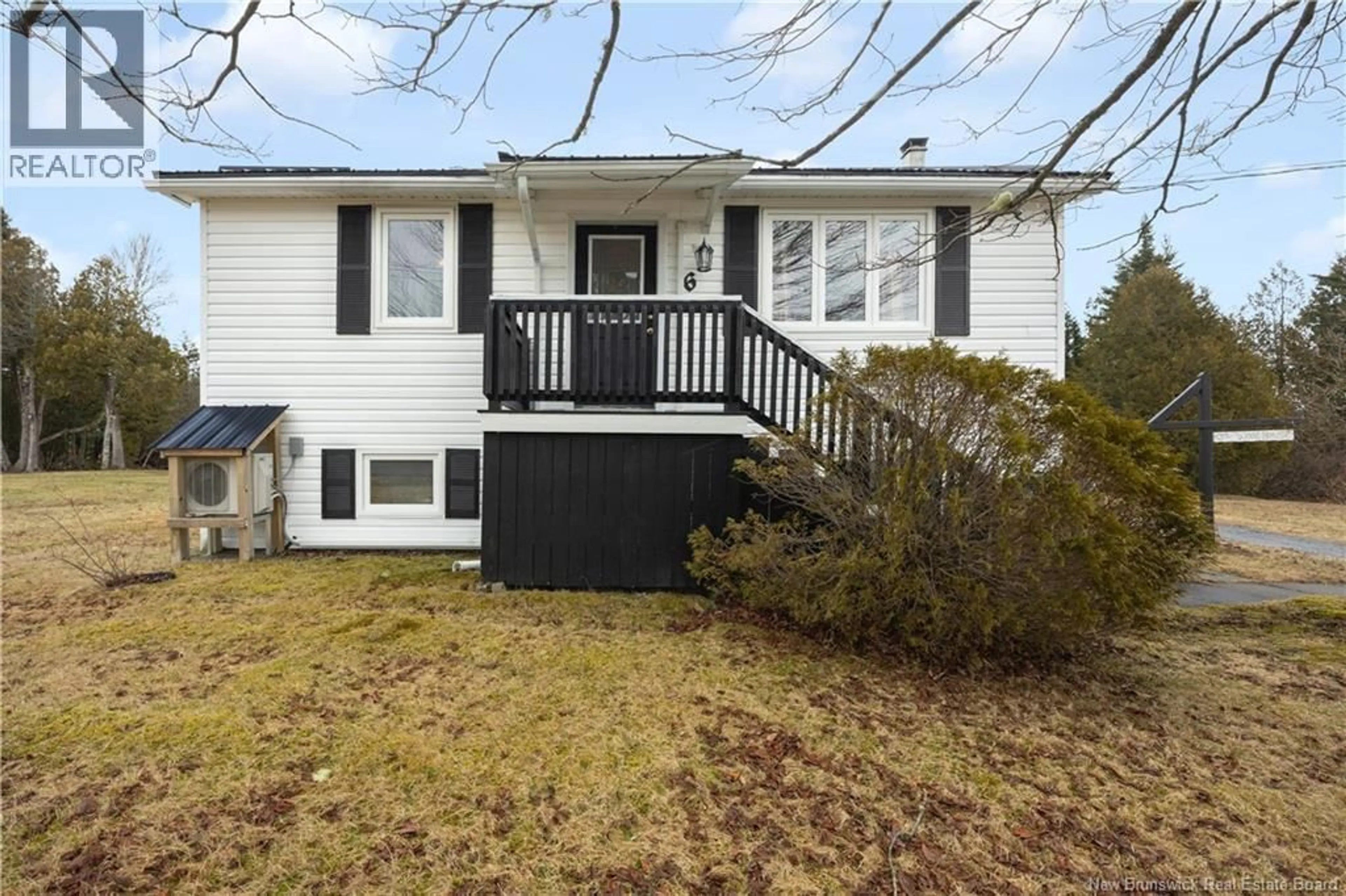 Home with vinyl exterior material, street for 6 GREENWOOD STREET, Saint John New Brunswick E2N1C9