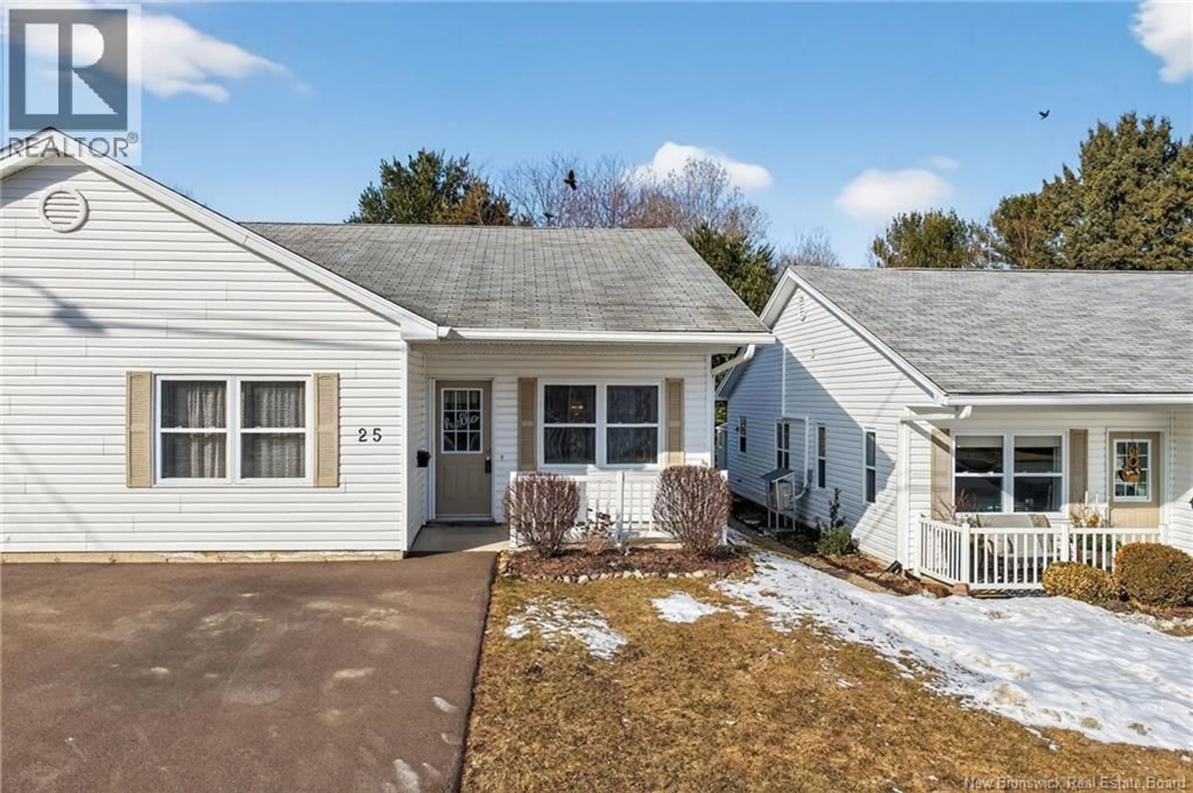 Home with vinyl exterior material, street for 25 MAPLE TRAIL LANE, Riverview New Brunswick E1B5K3