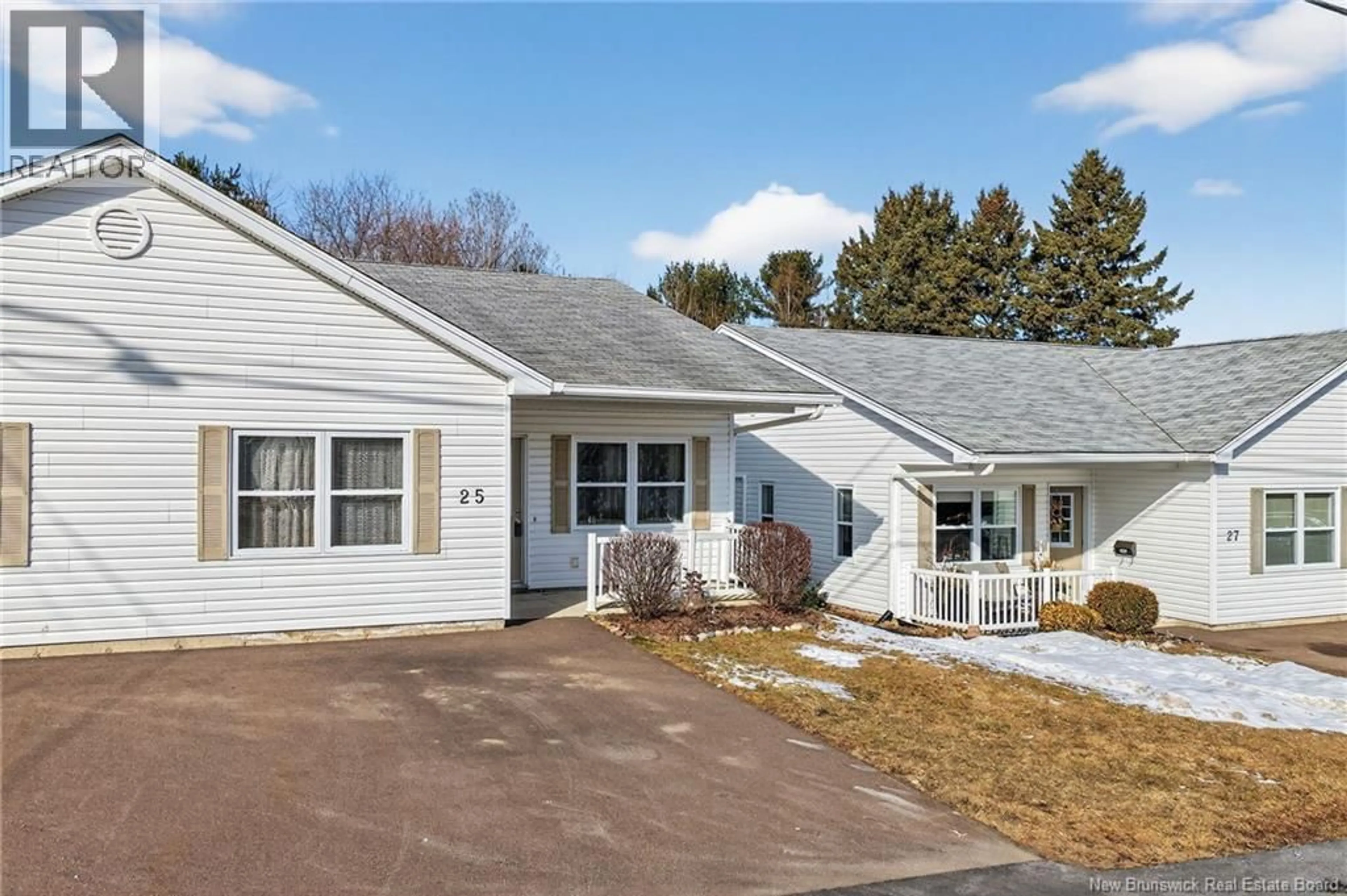 Home with vinyl exterior material, street for 25 MAPLE TRAIL LANE, Riverview New Brunswick E1B5K3