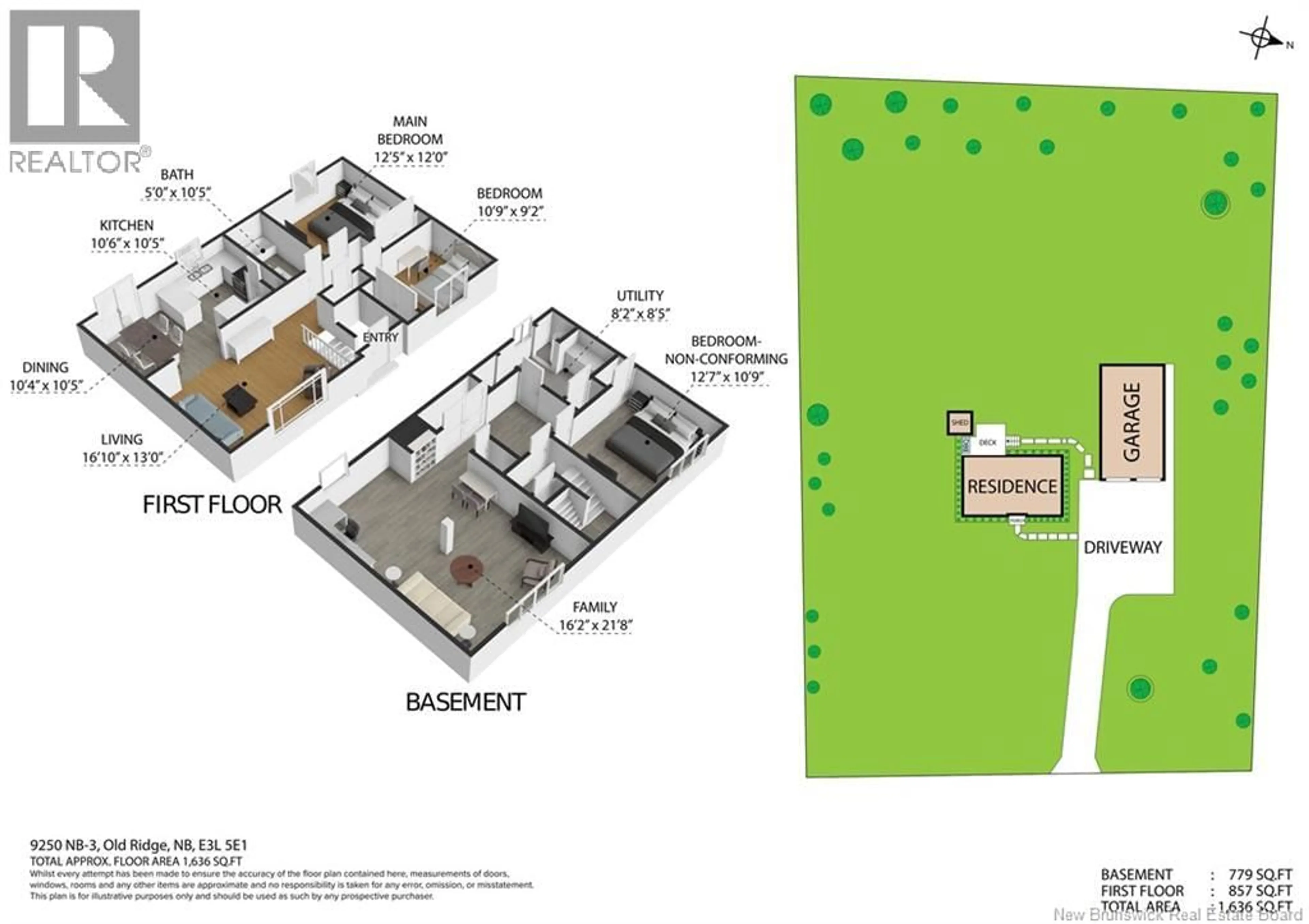 Floor plan for 9250 ROUTE 3, Old Ridge New Brunswick E3L4X3