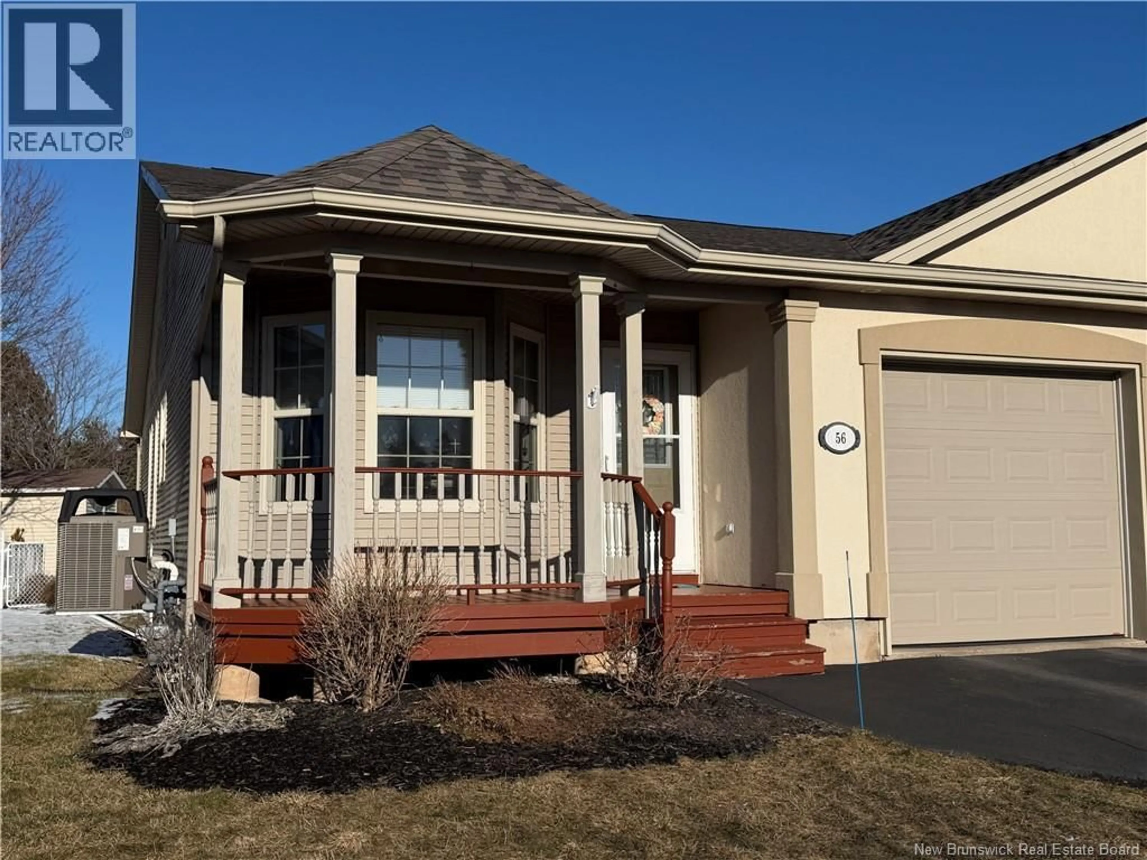 Home with vinyl exterior material, street for 56 COLBY CRESCENT, Moncton New Brunswick E1G5M3