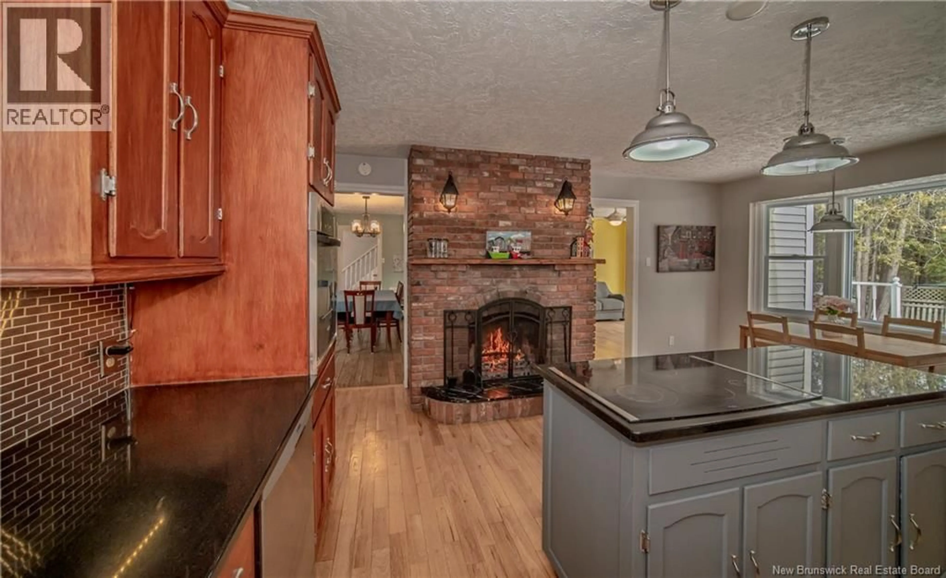 Open concept kitchen, ceramic/tile floor for 9 DEER LANE, New Maryland New Brunswick E3C1H8
