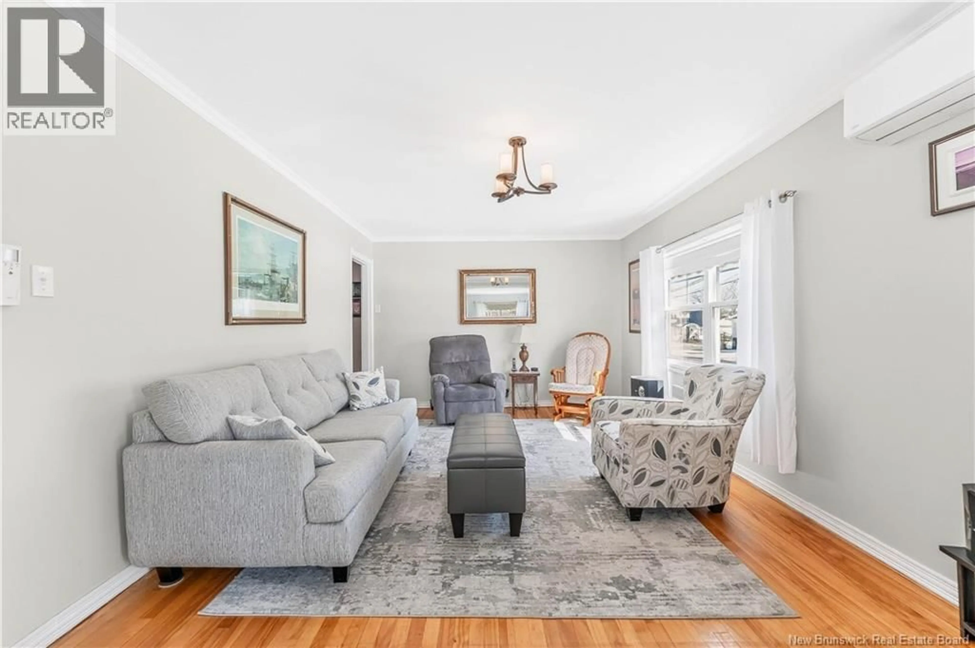 Living room with furniture, unknown for 86 MARKS STREET, St. Stephen New Brunswick E3L2B5