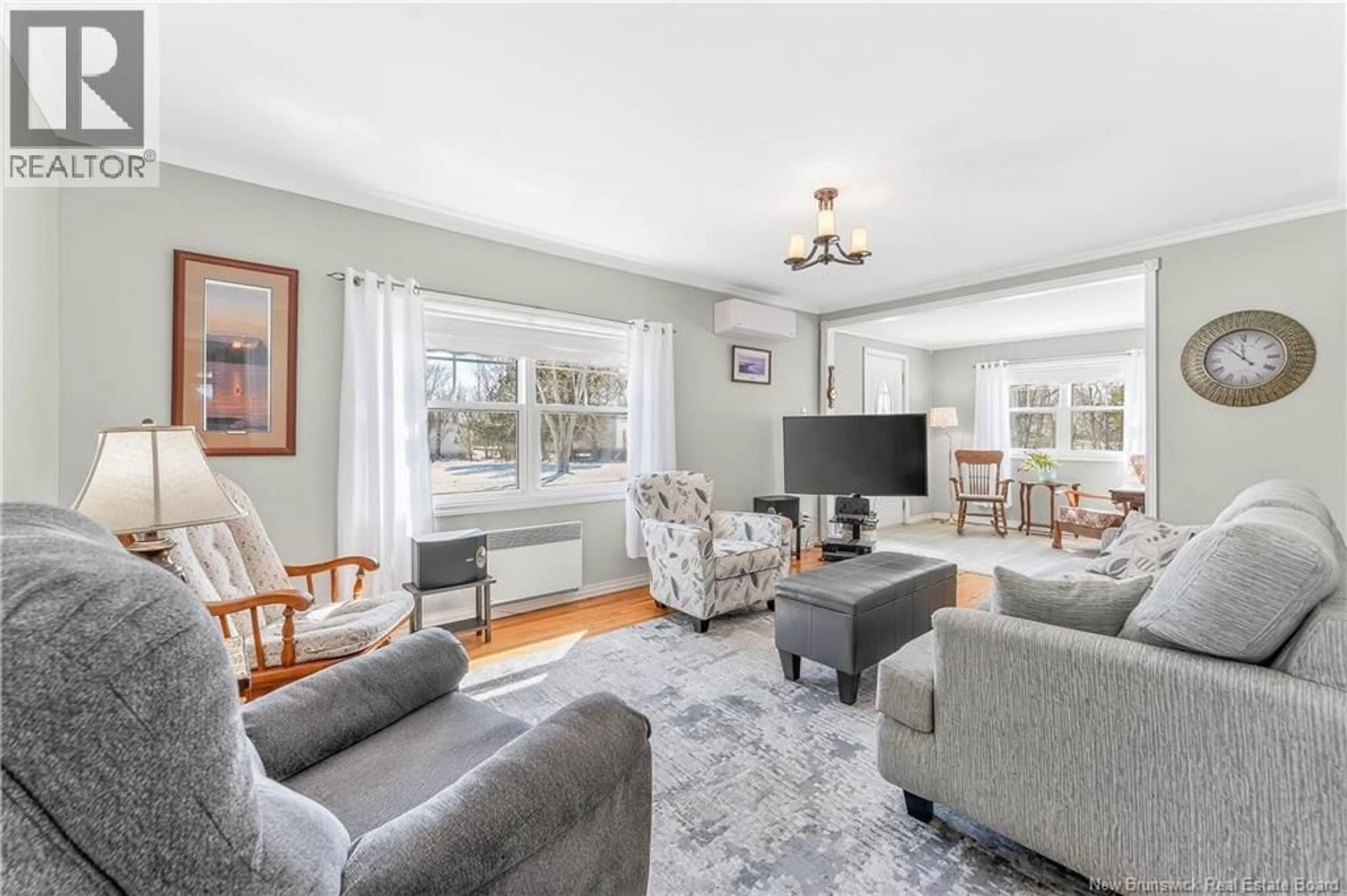 Living room with furniture, unknown for 86 MARKS STREET, St. Stephen New Brunswick E3L2B5