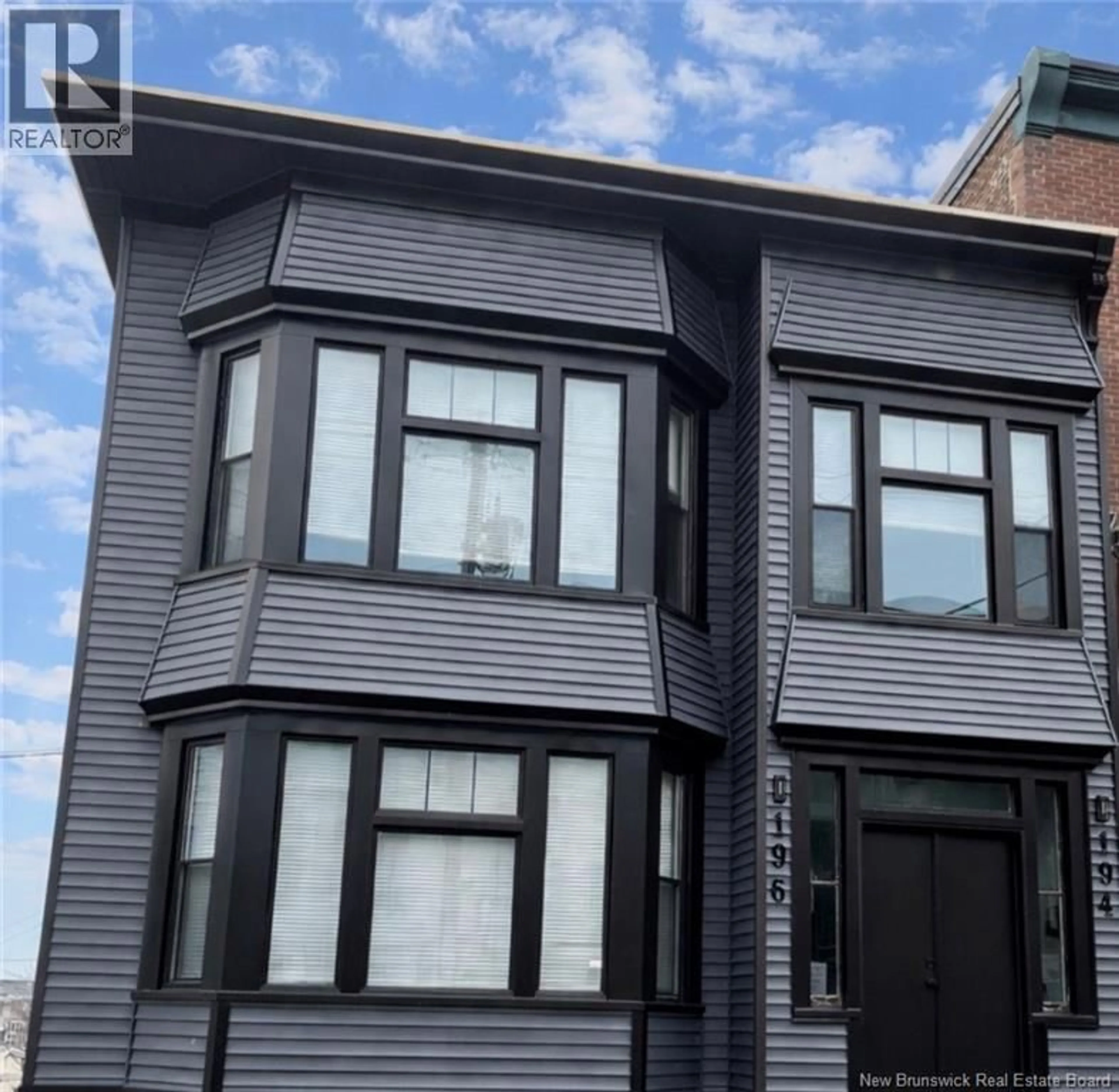 Home with vinyl exterior material, street for 194-196 DUKE STREET, Saint John New Brunswick E2L1N8