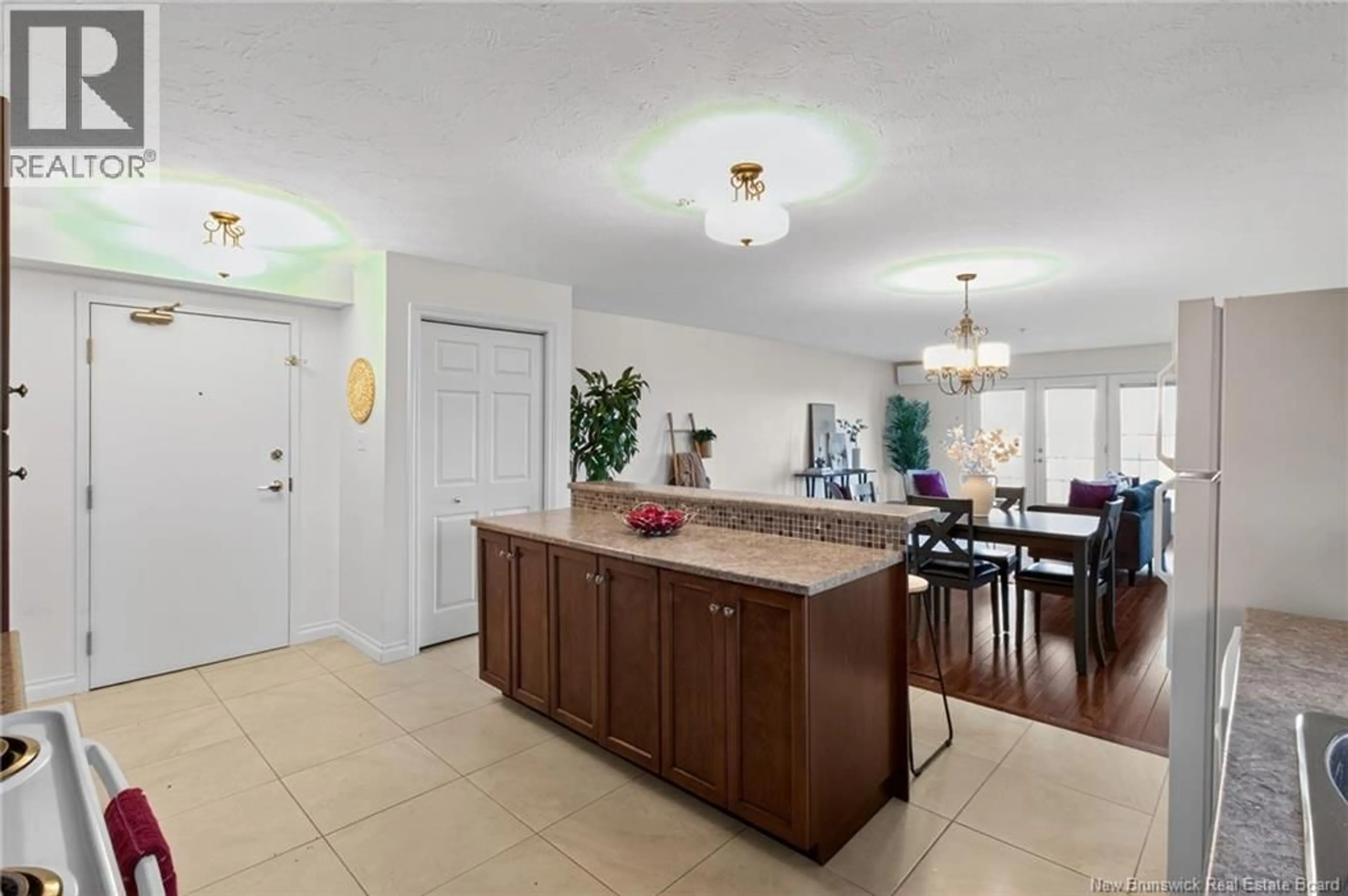 Open concept kitchen, ceramic/tile floor for 301 - 204 COVERDALE ROAD, Riverview New Brunswick E1B0J2