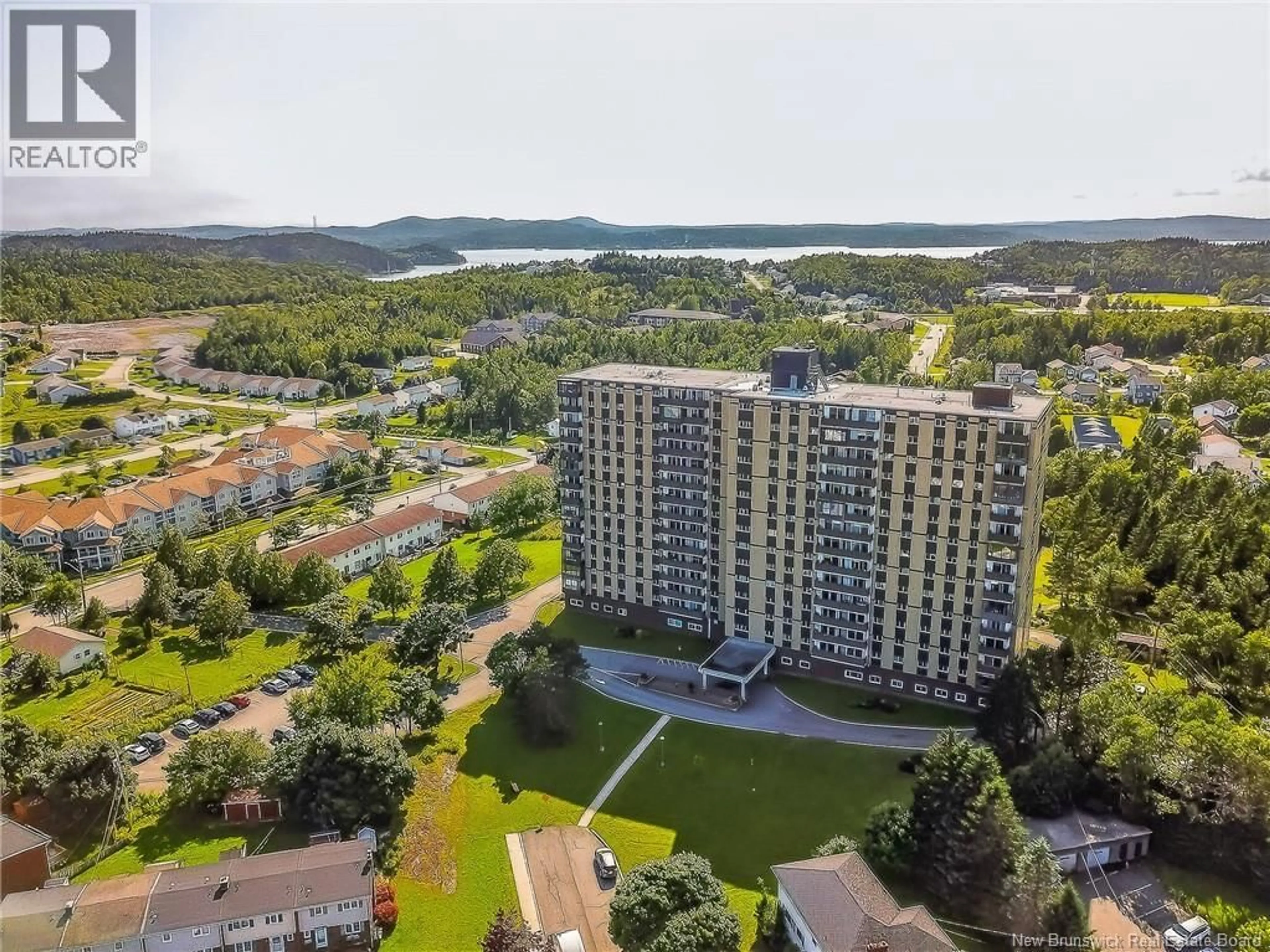 A pic from outside/outdoor area/front of a property/back of a property/a pic from drone, water/lake/river/ocean view for 1205 - 310 WOODWARD AVENUE AVENUE, Saint John New Brunswick E2K2L1