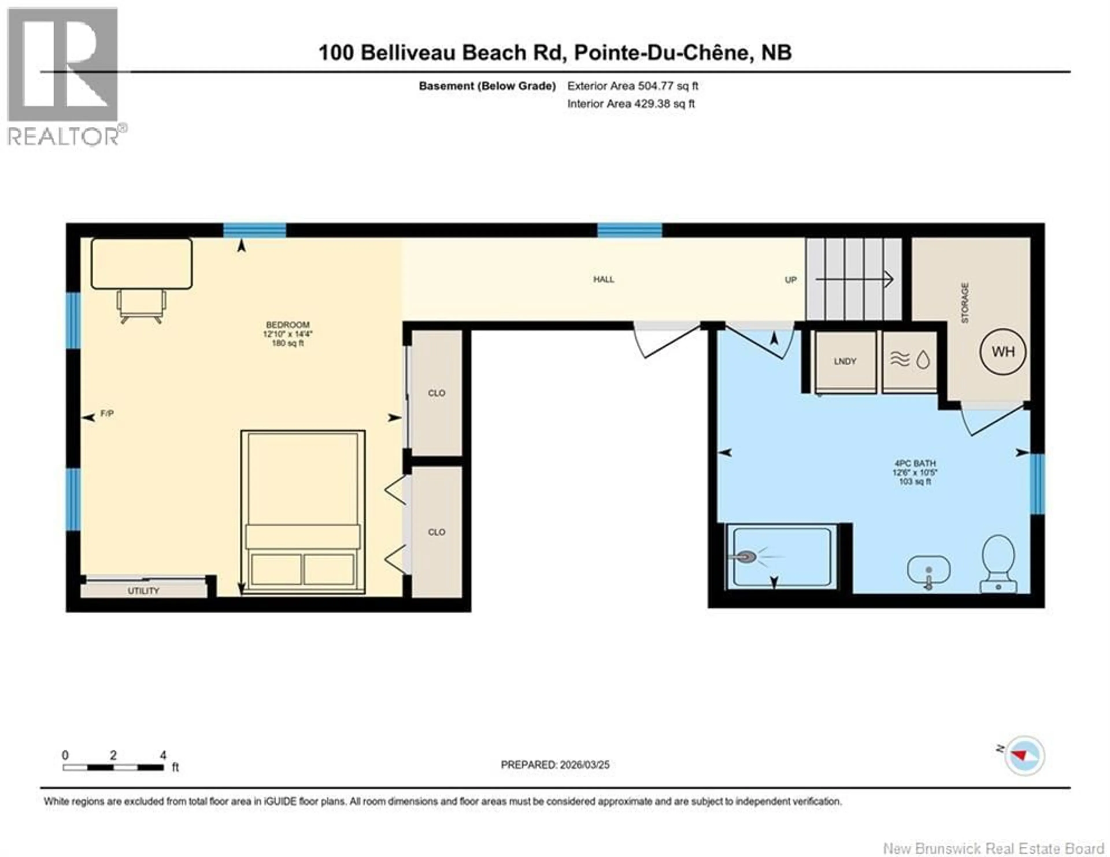 Floor plan for 100 BELLIVEAU BEACH ROAD, Pointe-Du-Chêne New Brunswick E4P3W6