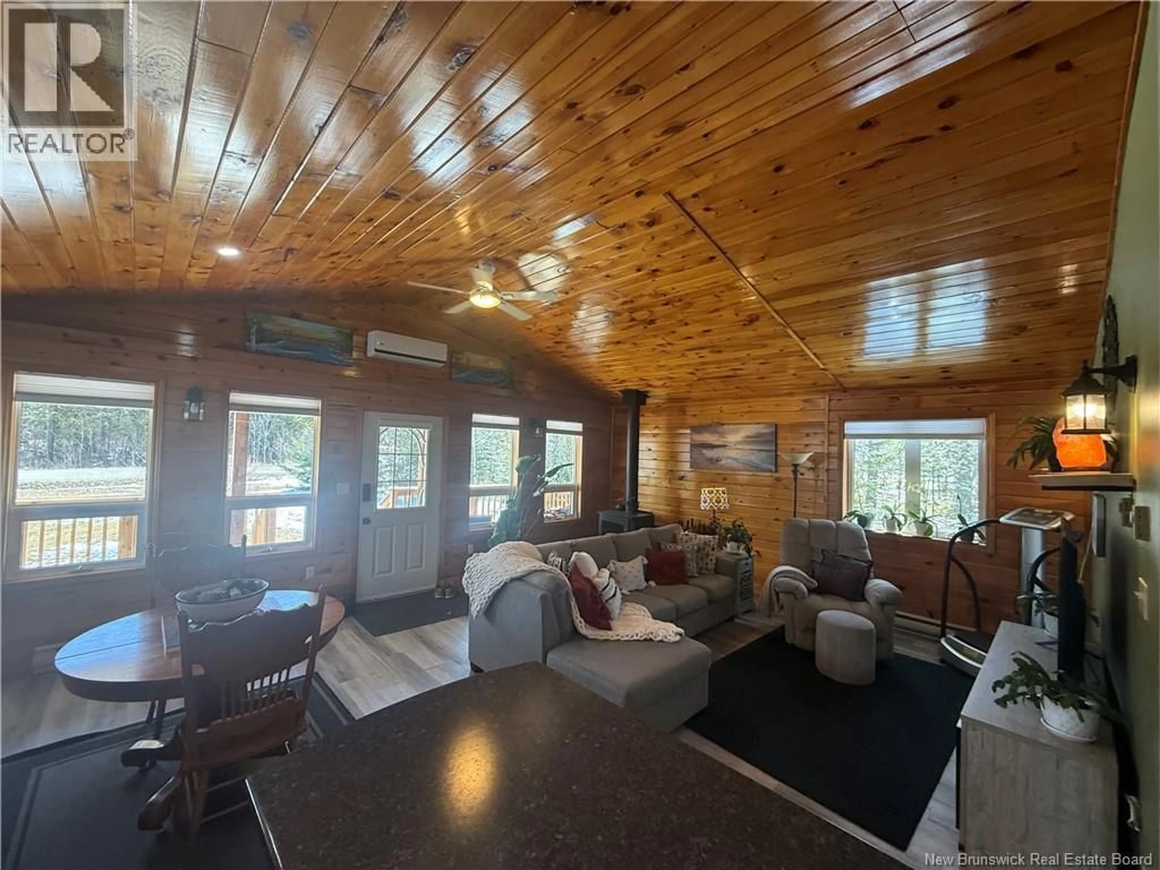 Living room with furniture, wood/laminate floor for 146 DAVIDSON LAKE ROAD, Davidson Lake New Brunswick E6G1S5