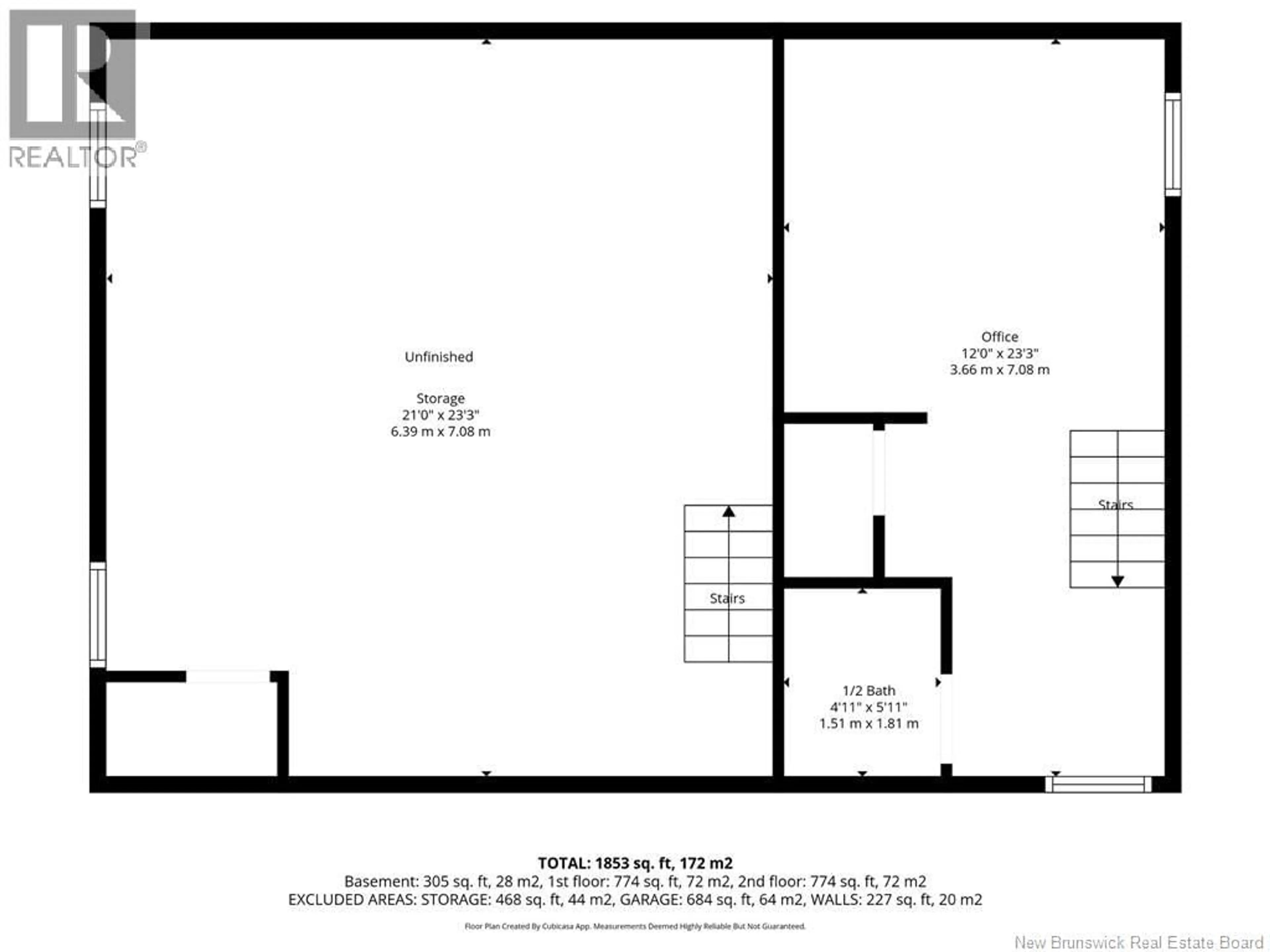 Floor plan for 2 GERRARD STREET, Campbellton New Brunswick E3N2X6