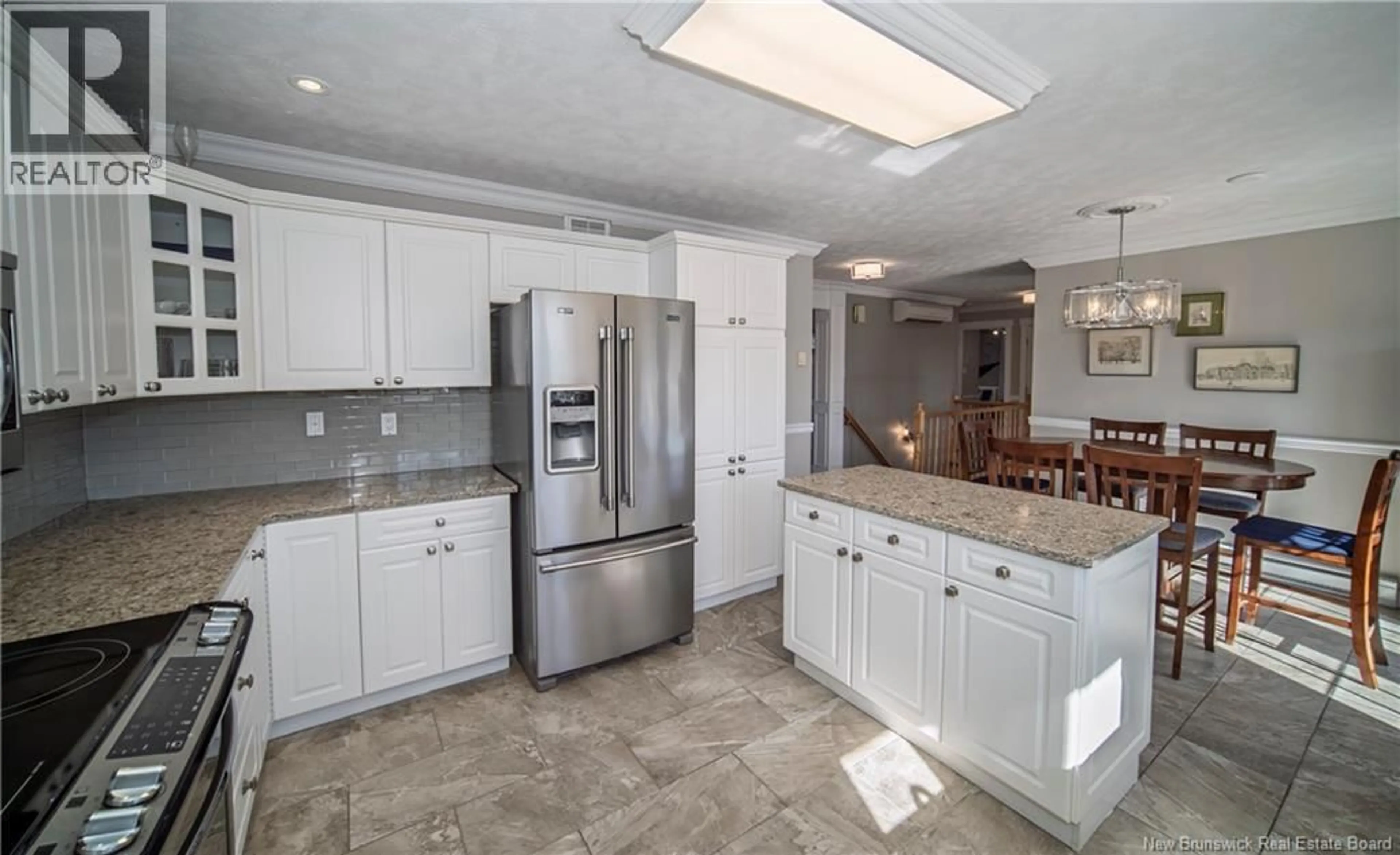 Open concept kitchen, ceramic/tile floor for 100 DUFFIE DRIVE, Oromocto New Brunswick E2V4L3