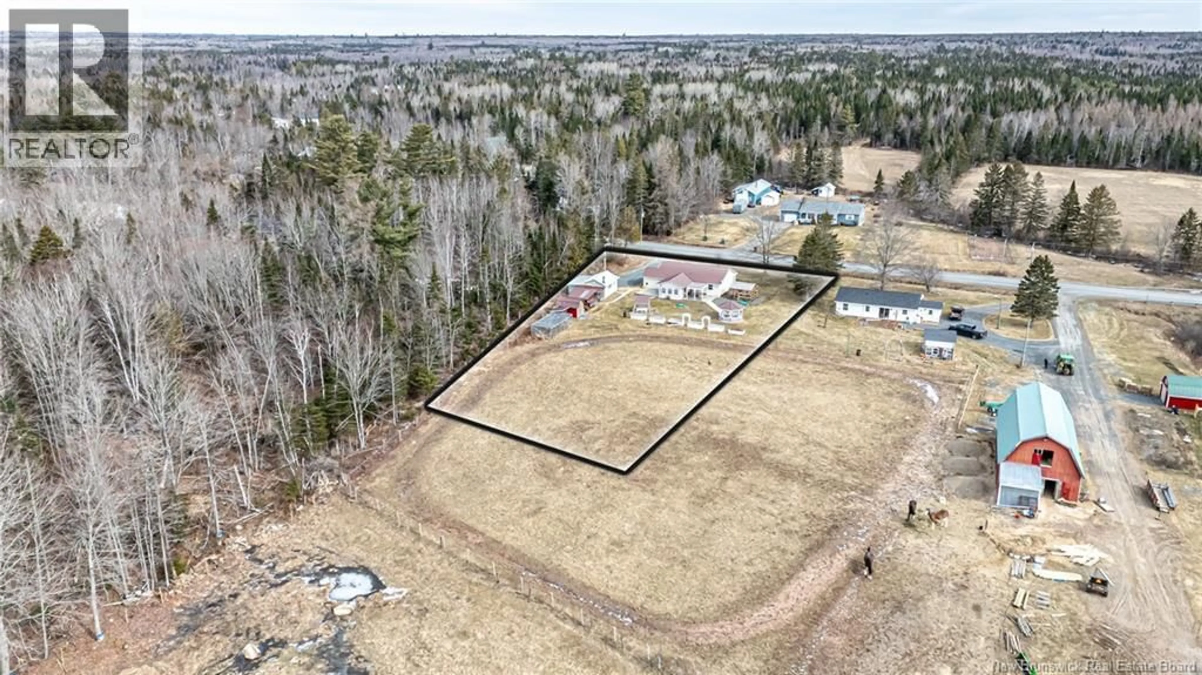 A pic from outside/outdoor area/front of a property/back of a property/a pic from drone, building for 1649 655 ROUTE, Rusagonis New Brunswick E3B8H4