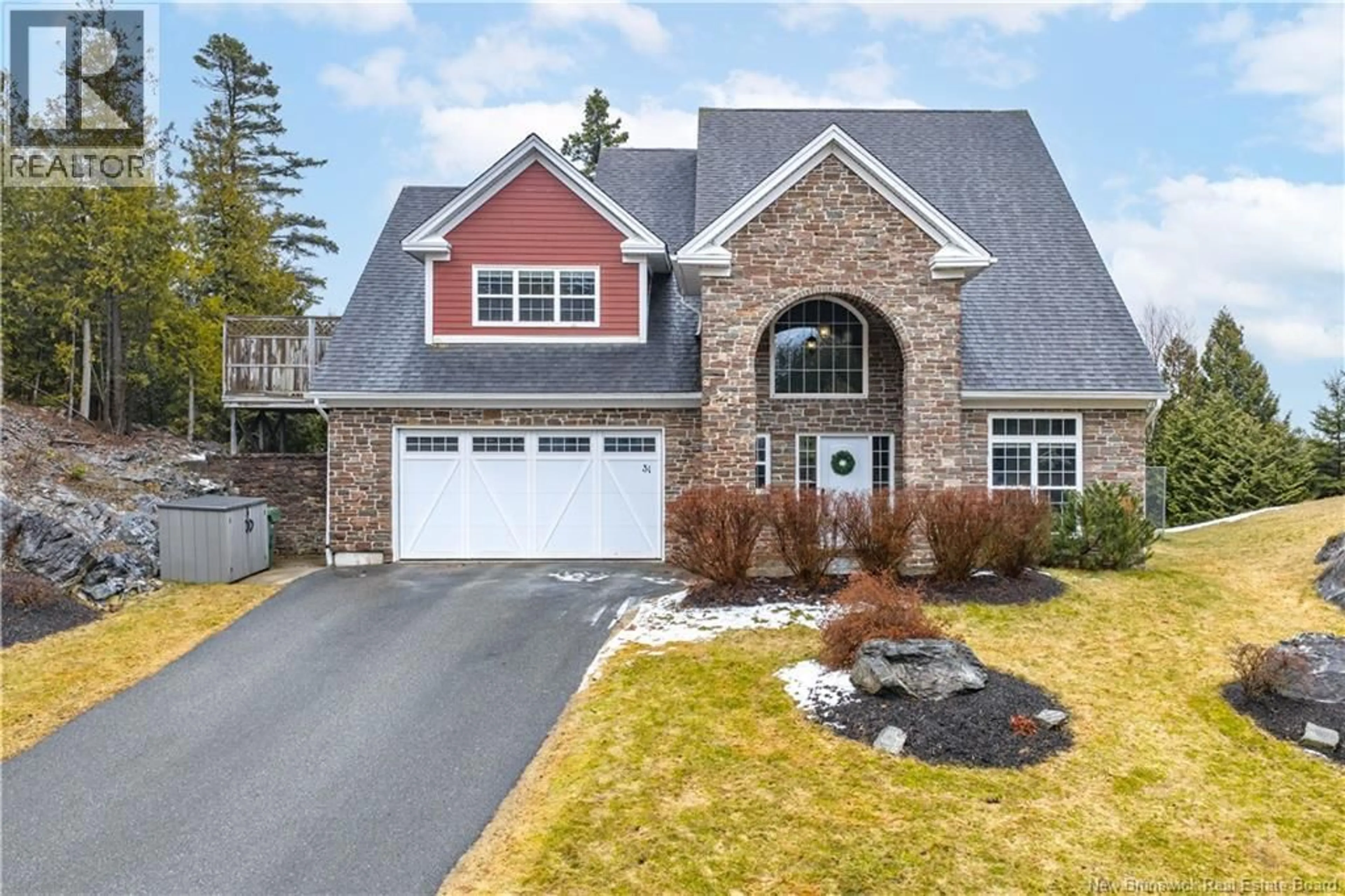 Home with brick exterior material, street for 31 FOX POINT DRIVE, Saint John New Brunswick E2H2Z4