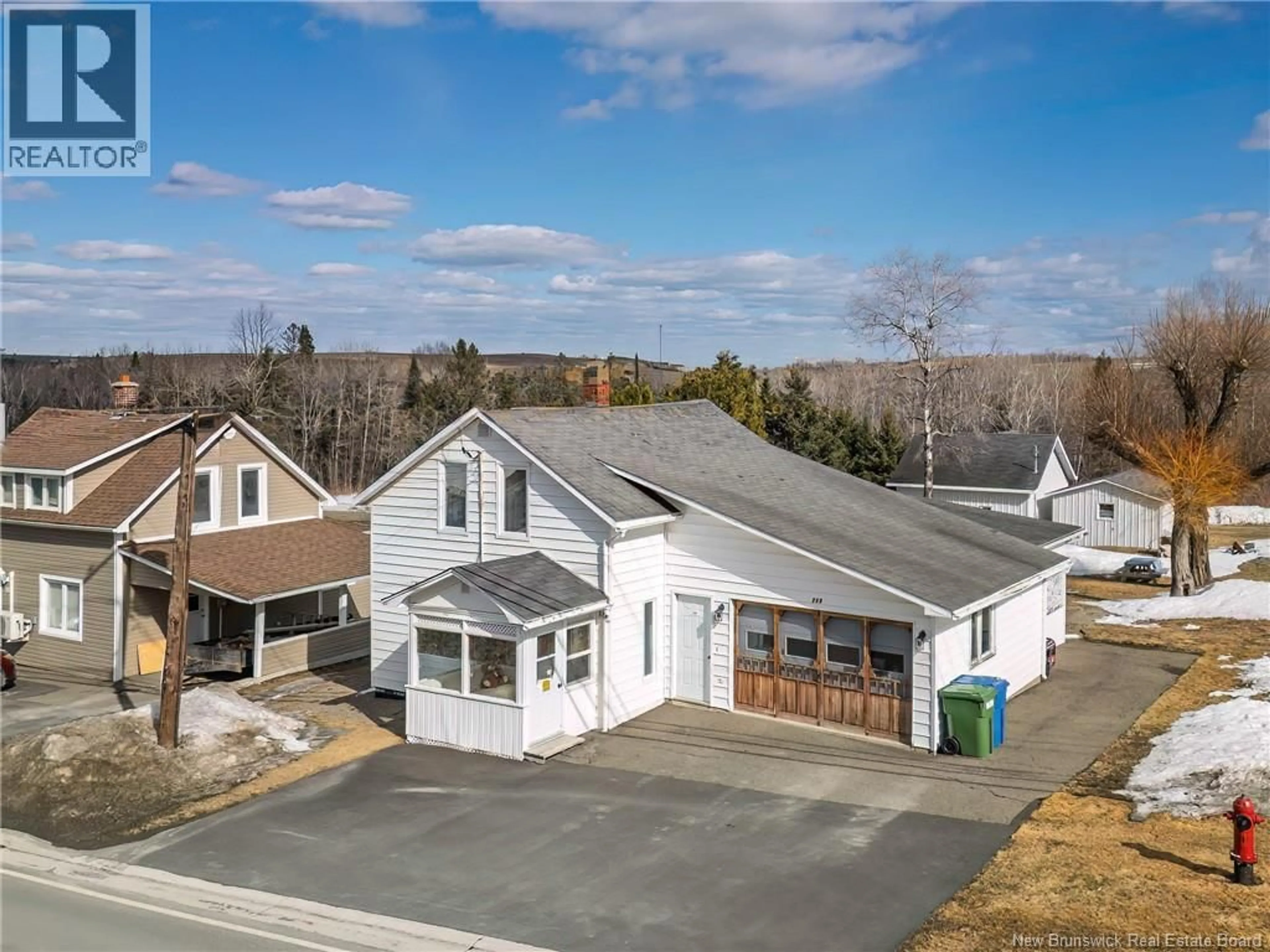 A pic from outside/outdoor area/front of a property/back of a property/a pic from drone, street for 289 PORTAGE ROAD, Victoria New Brunswick E3Z1M1