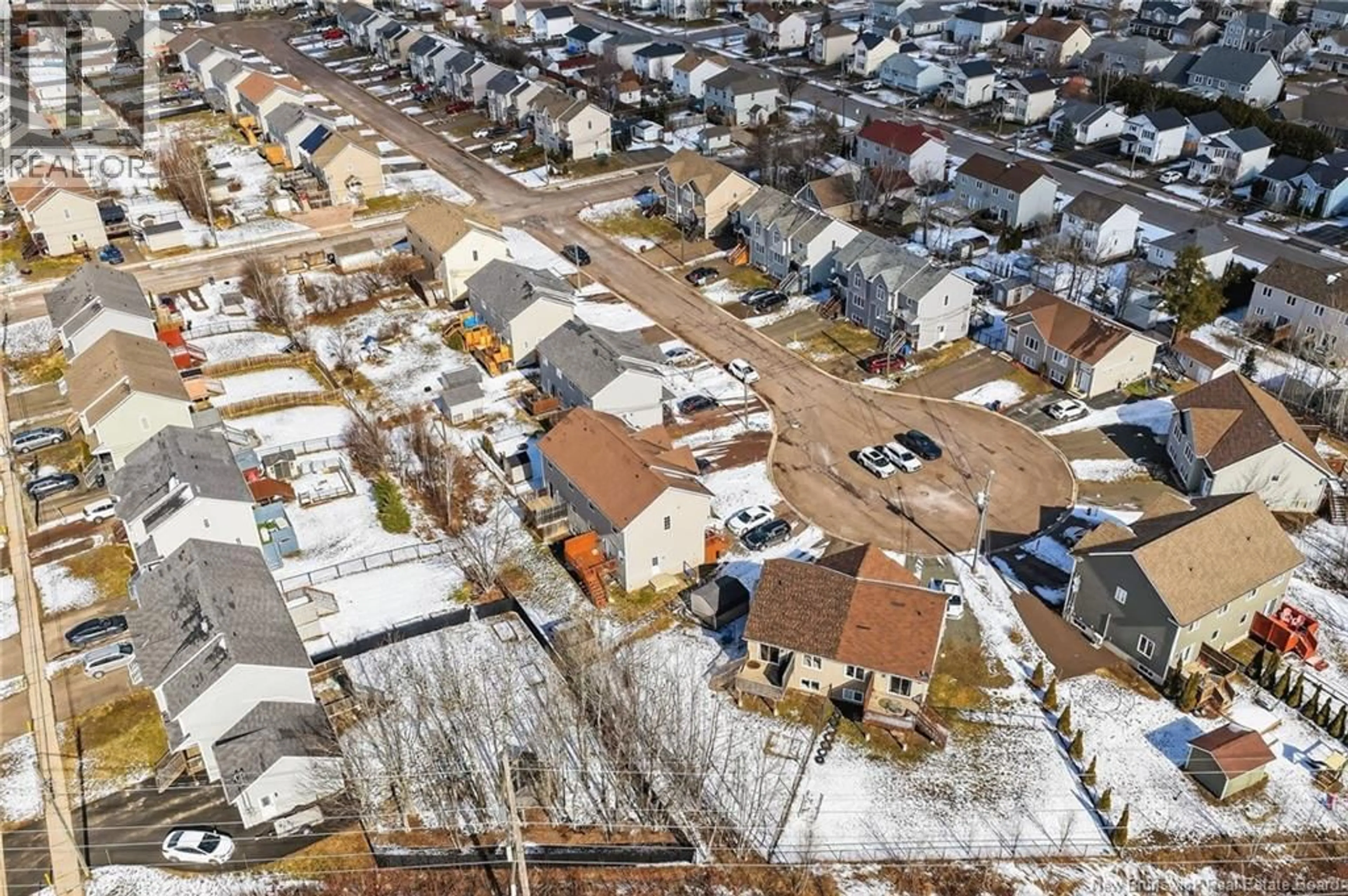 A pic from outside/outdoor area/front of a property/back of a property/a pic from drone, street for 4 ASPENROSE COURT, Moncton New Brunswick E1G0G6