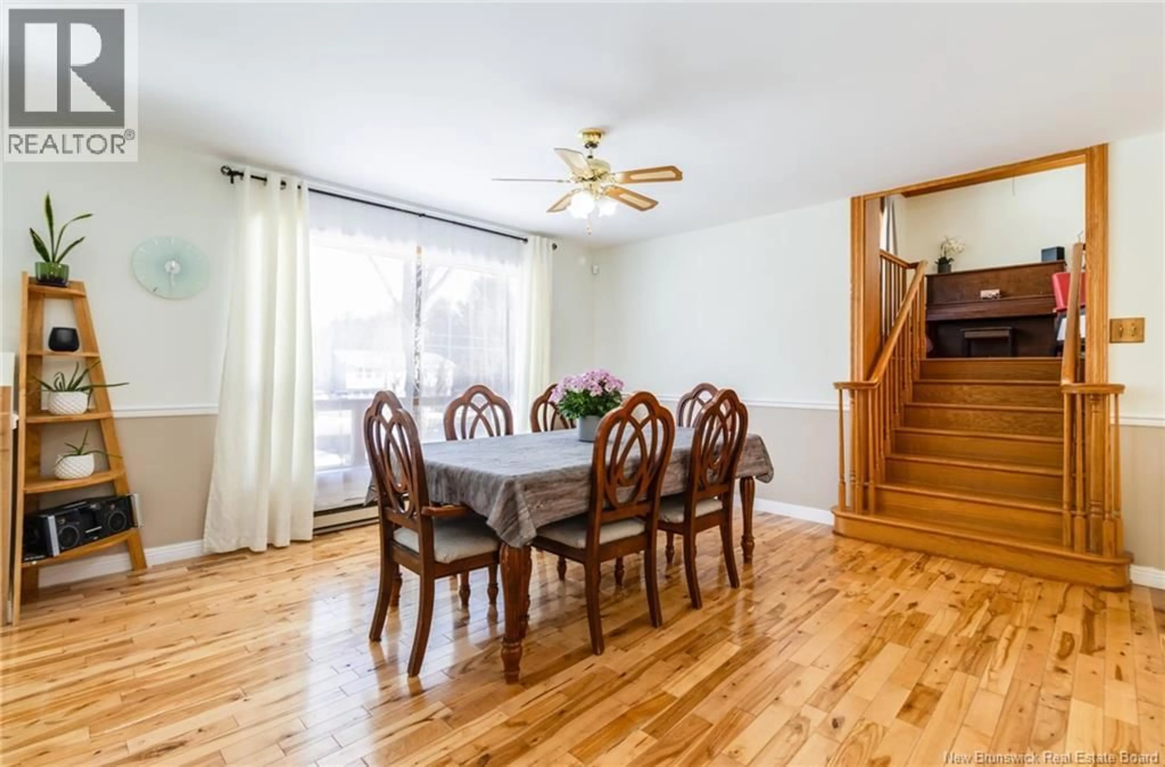 Dining room, wood/laminate floor for 25 BURTON EVERGREEN DRIVE, Burton New Brunswick E2V3E4