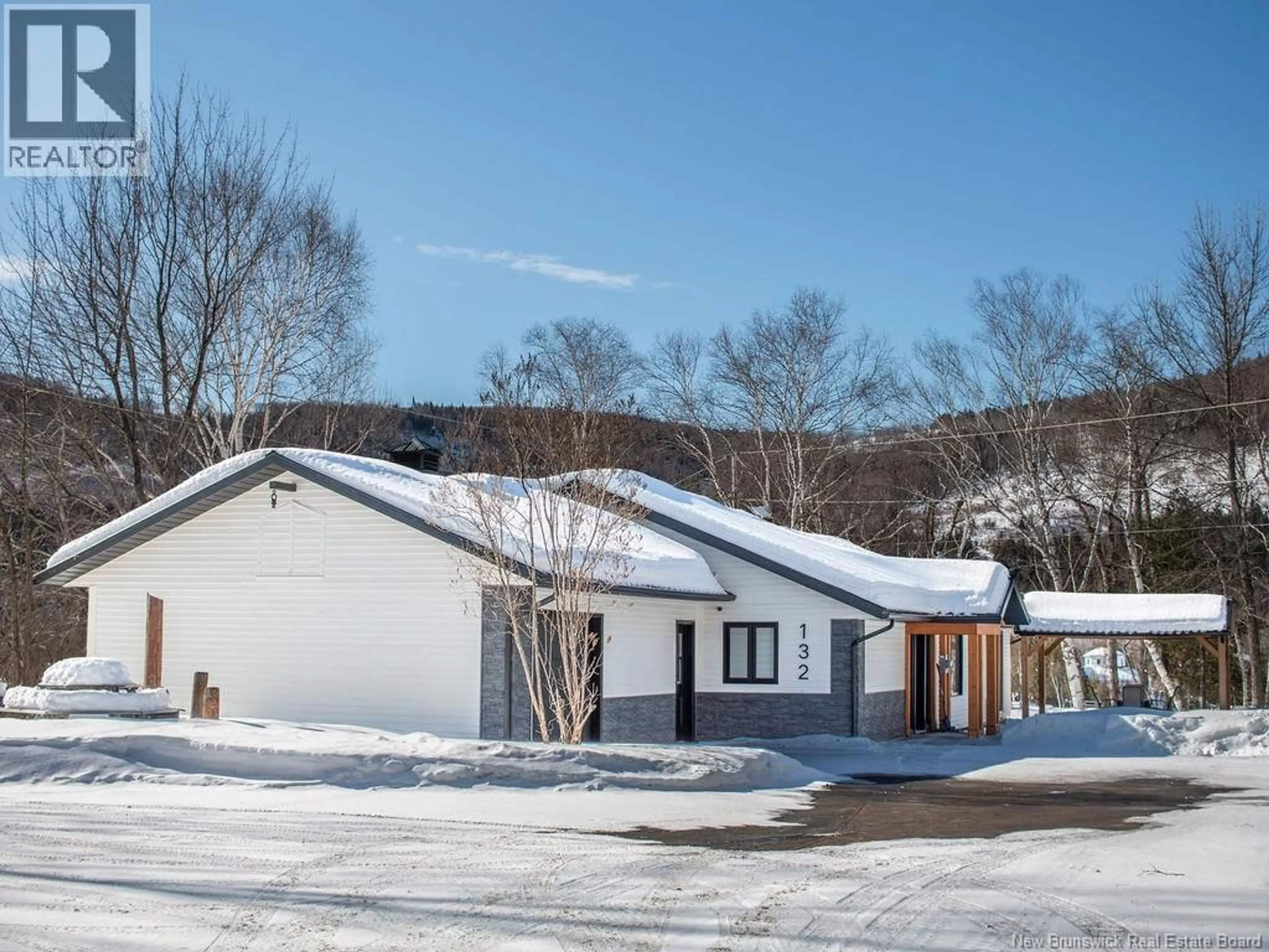 A pic from outside/outdoor area/front of a property/back of a property/a pic from drone, unknown for 132 DE L'ILE ROAD, Lac Baker New Brunswick E7A1J8