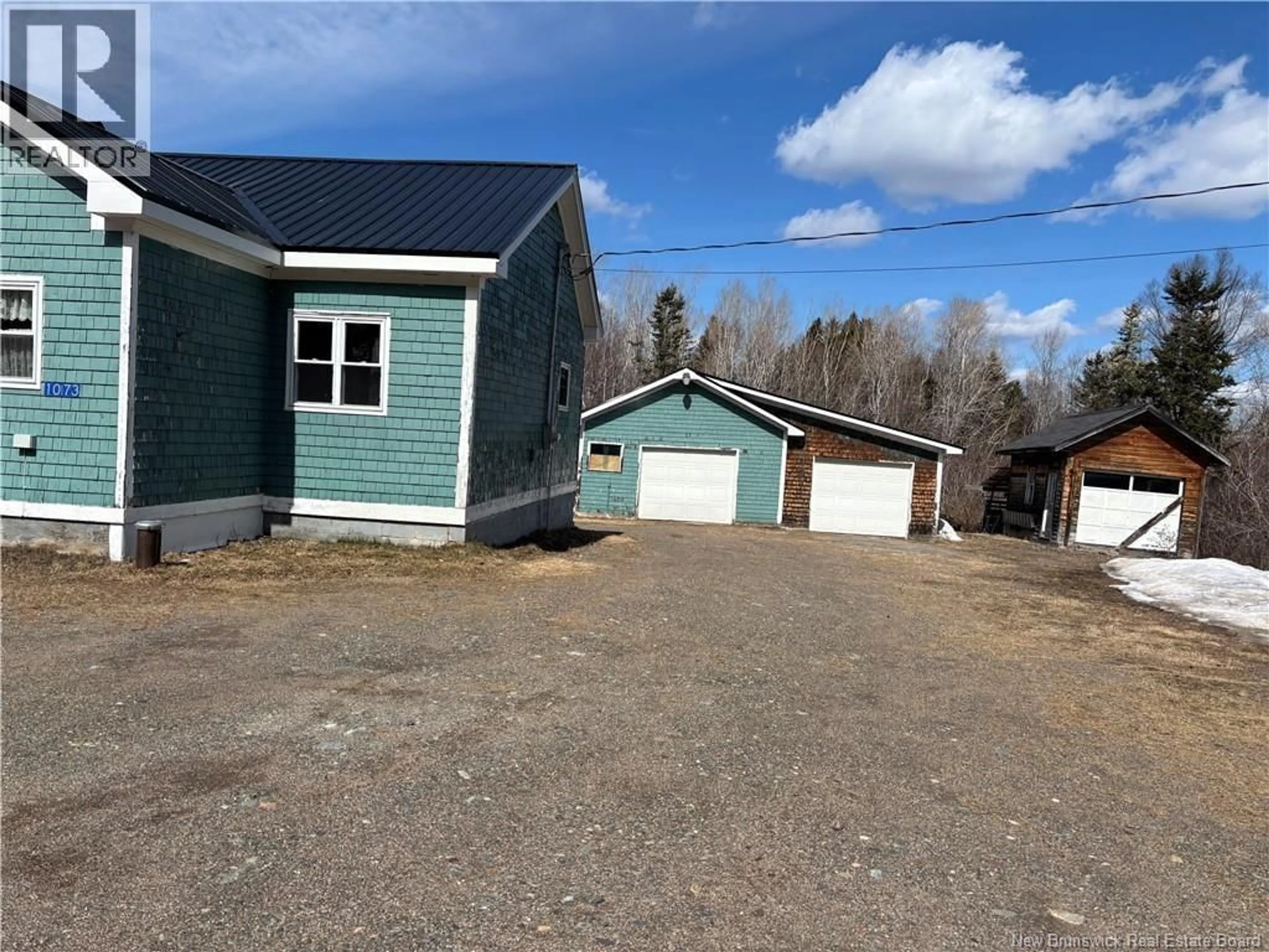 A pic from outside/outdoor area/front of a property/back of a property/a pic from drone, street for 1073 MASCARENE ROAD, Caithness New Brunswick E5C2T2