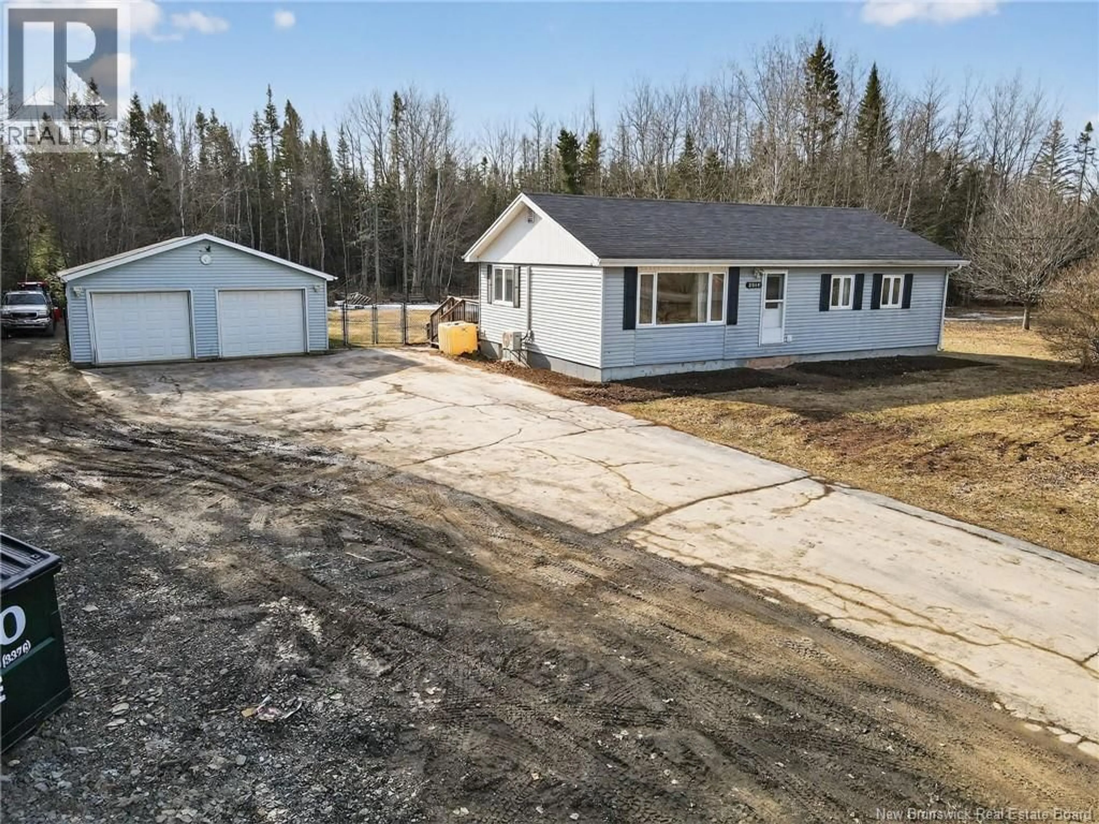 A pic from outside/outdoor area/front of a property/back of a property/a pic from drone, street for 2316 ROUTE 112 ROUTE, Salisbury New Brunswick E1J2A1