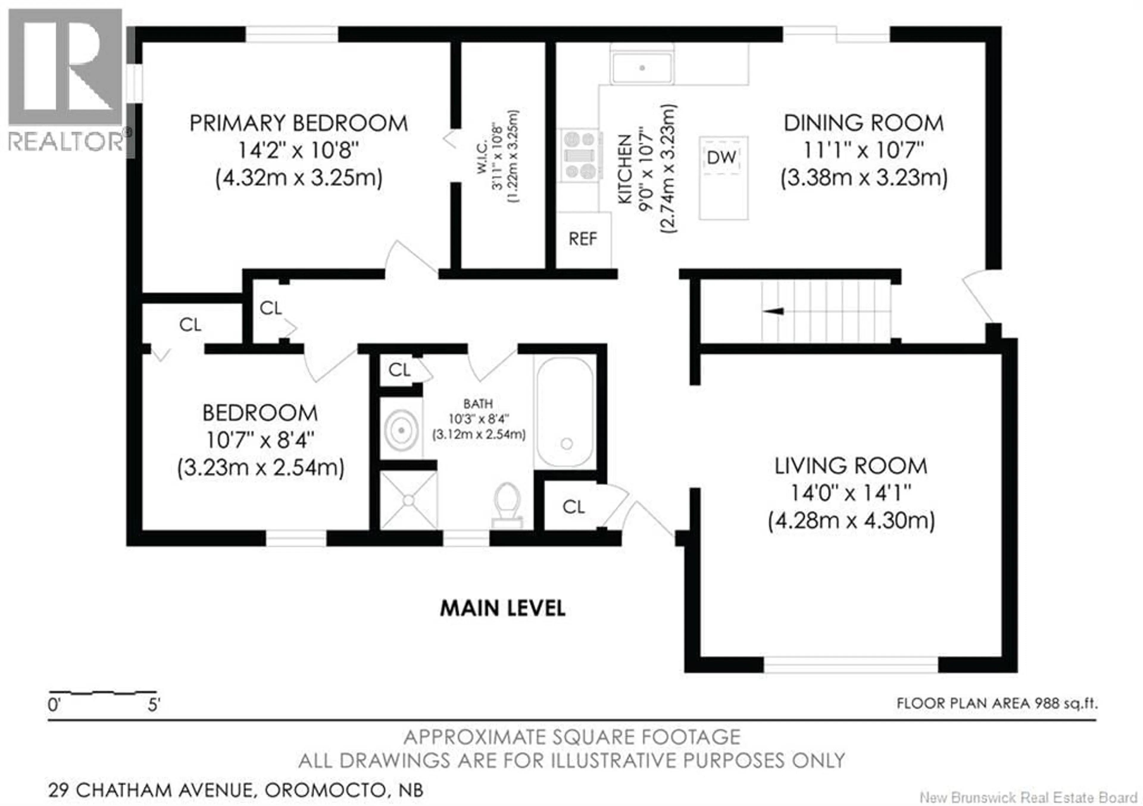 Floor plan for 29 CHATHAM AVENUE, Oromocto New Brunswick E2V4N7