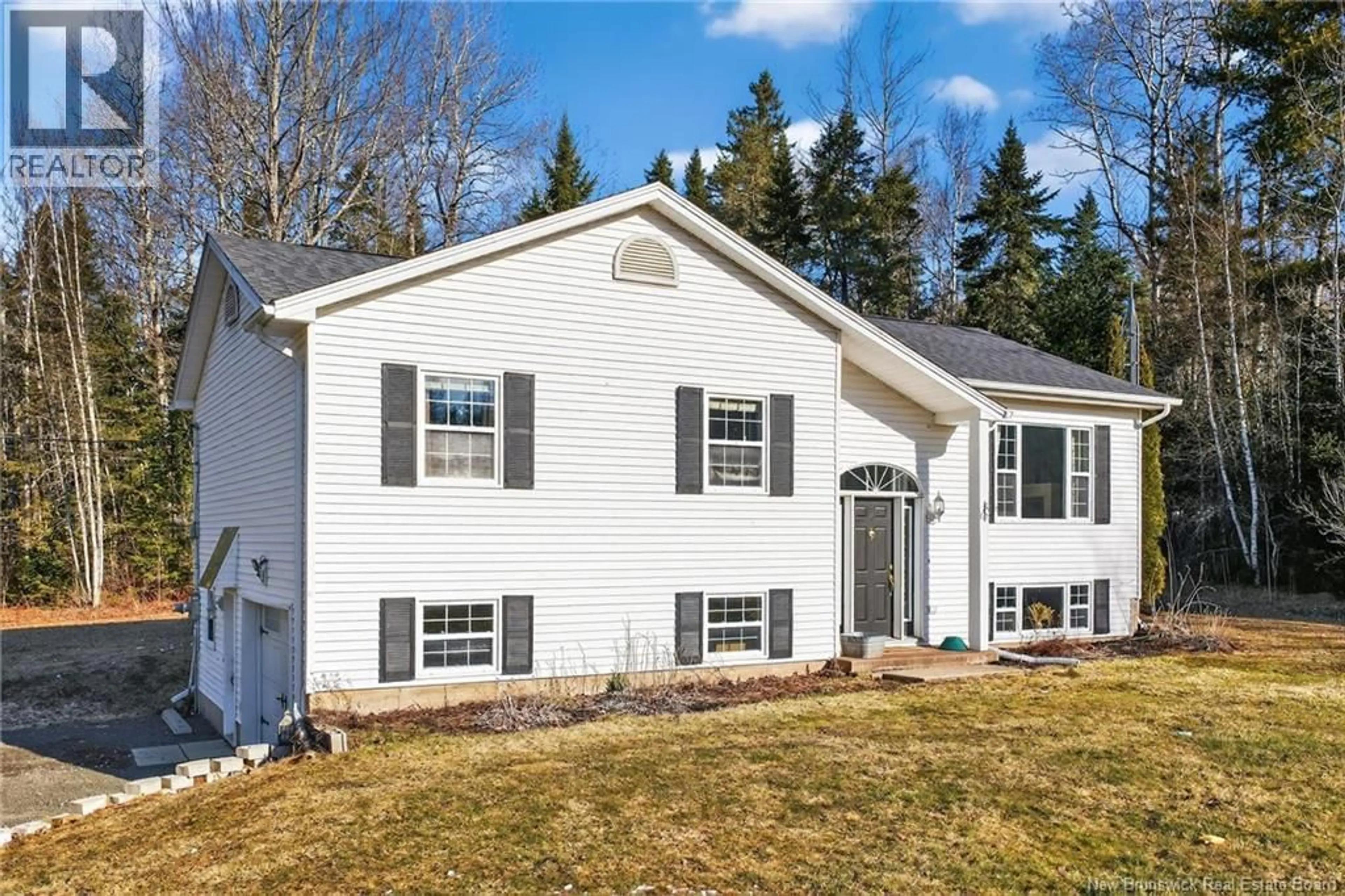 Home with vinyl exterior material, street for 2379 ROUTE 112 ROUTE, Upper Coverdale New Brunswick E1J2A7