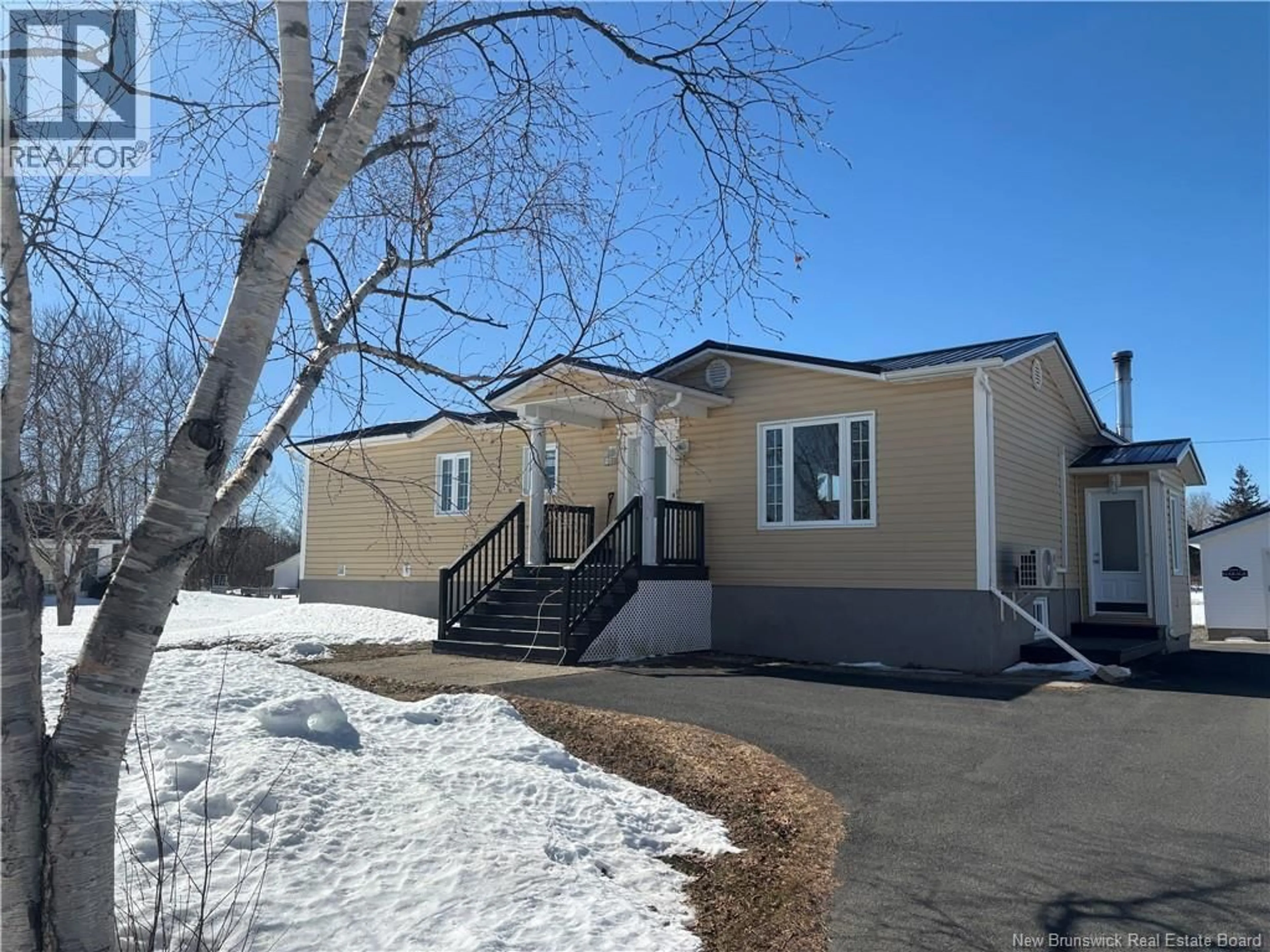 Home with vinyl exterior material, street for 3153 ROUTE 315, Tremblay New Brunswick E8J3C8