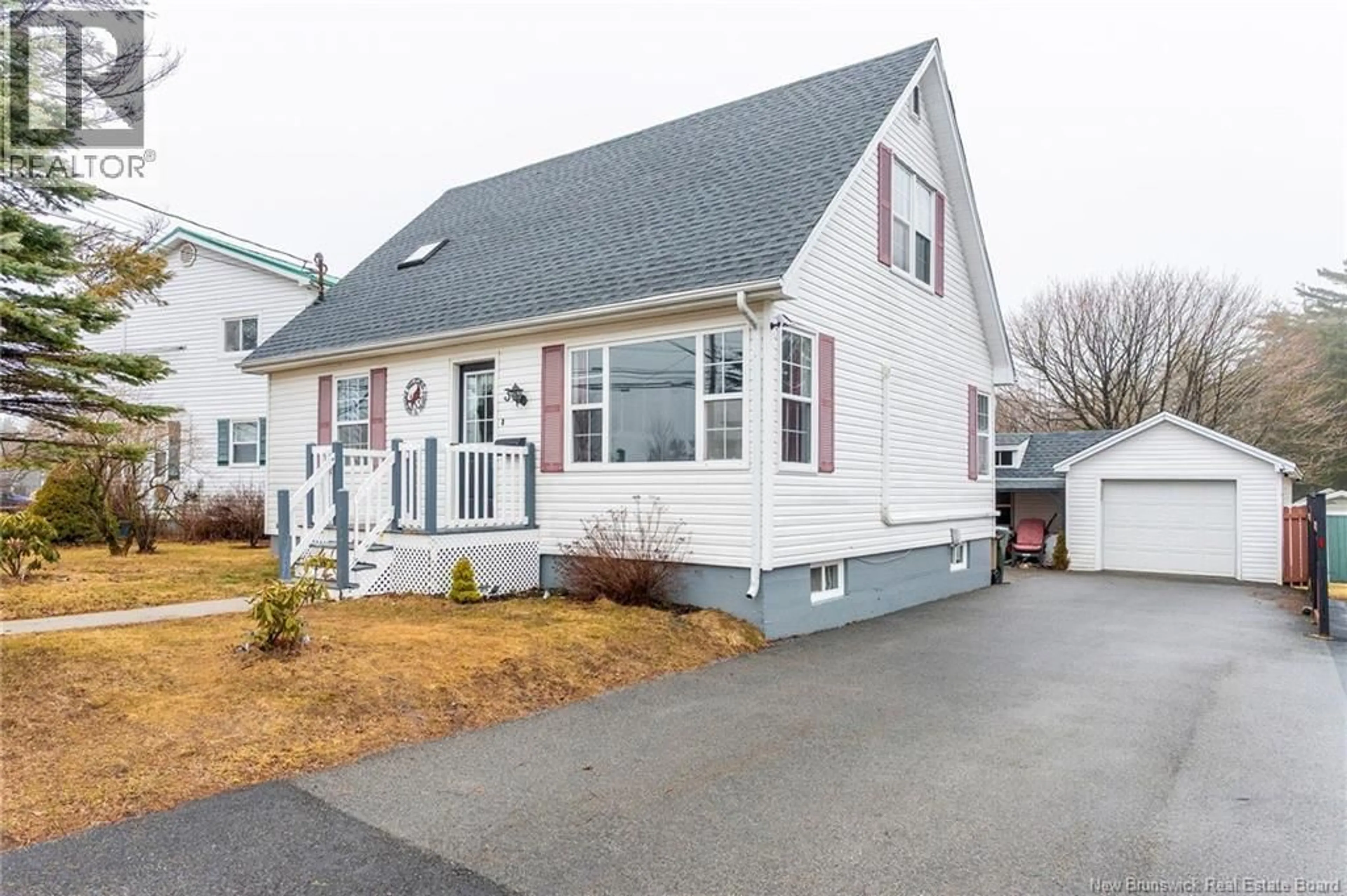 Home with vinyl exterior material, street for 3 MARGARET STREET, Saint John New Brunswick E2J2M7