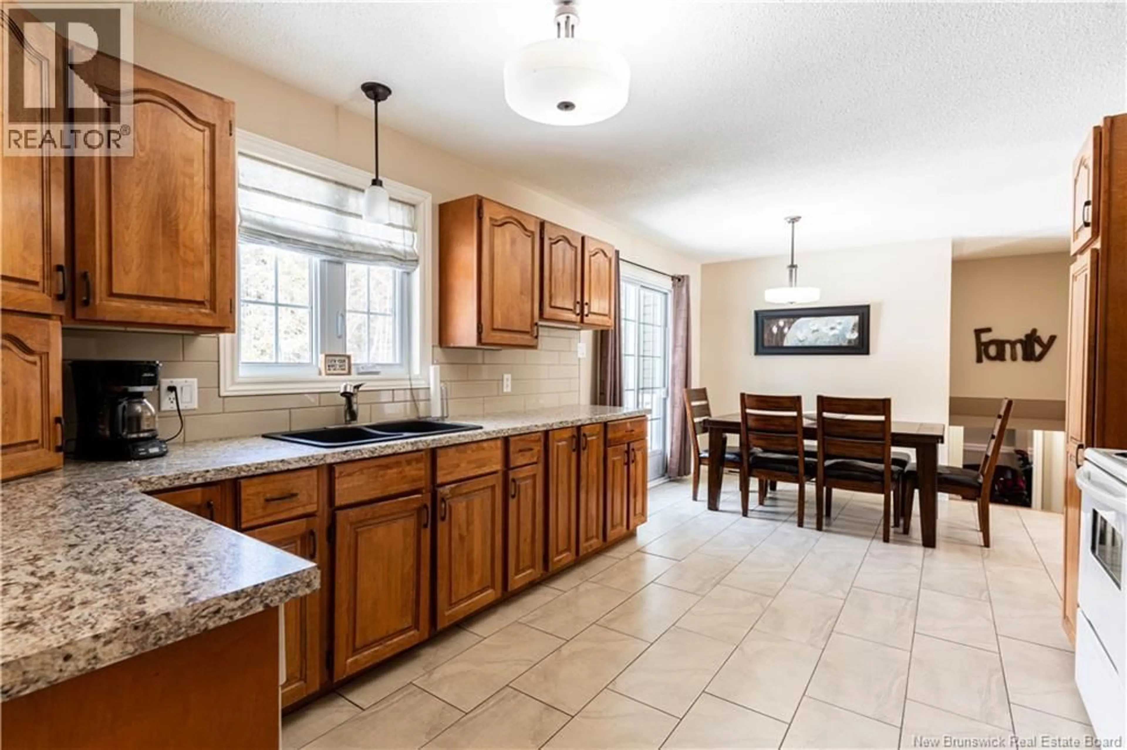 Open concept kitchen, ceramic/tile floor for 32 BOOM ROAD, Strathadam New Brunswick E1V4H4
