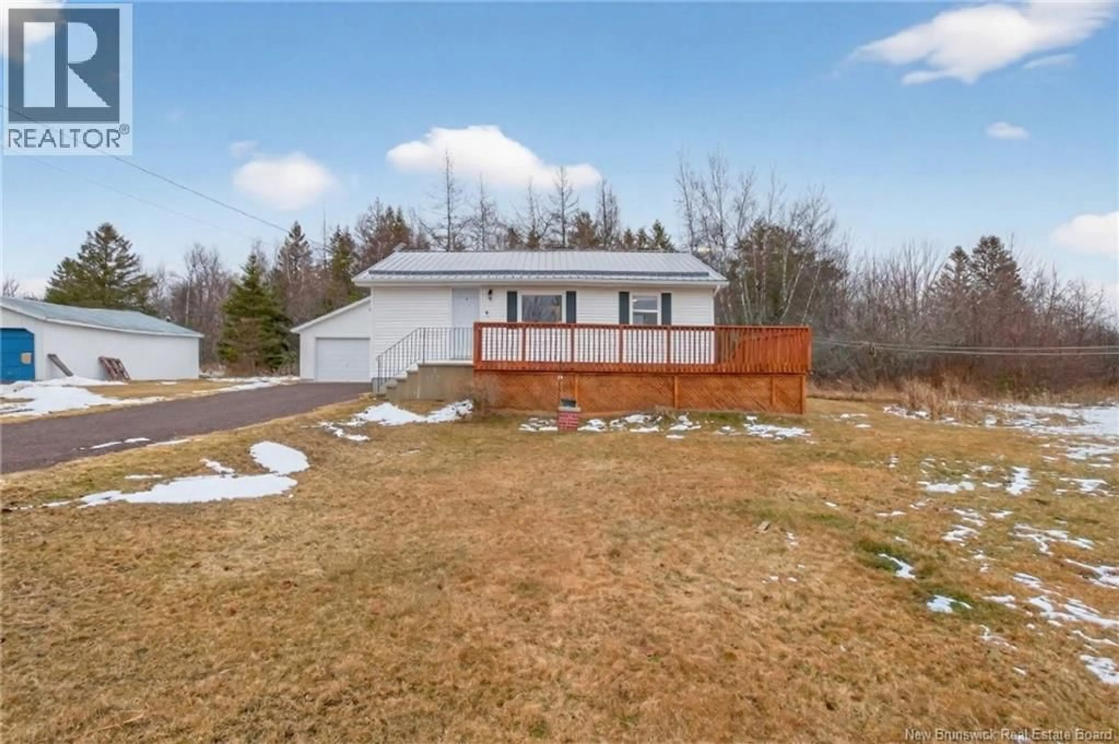 A pic from outside/outdoor area/front of a property/back of a property/a pic from drone, unknown for 8413 ROUTE 126, Harcourt New Brunswick E4T3A1