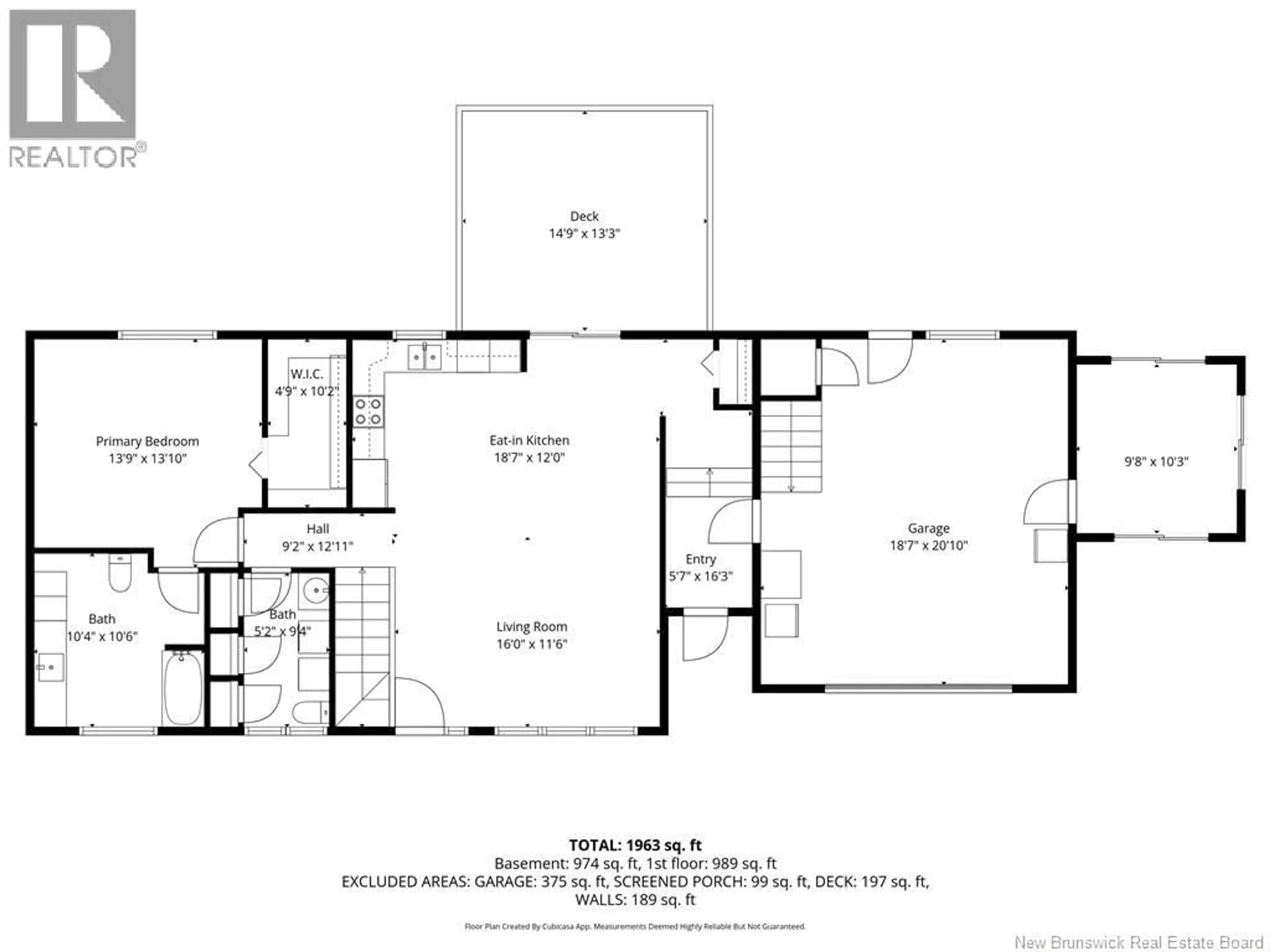 Floor plan for 600 5TH AVENUE, Grand-Sault/Grand Falls New Brunswick E3Z1A1