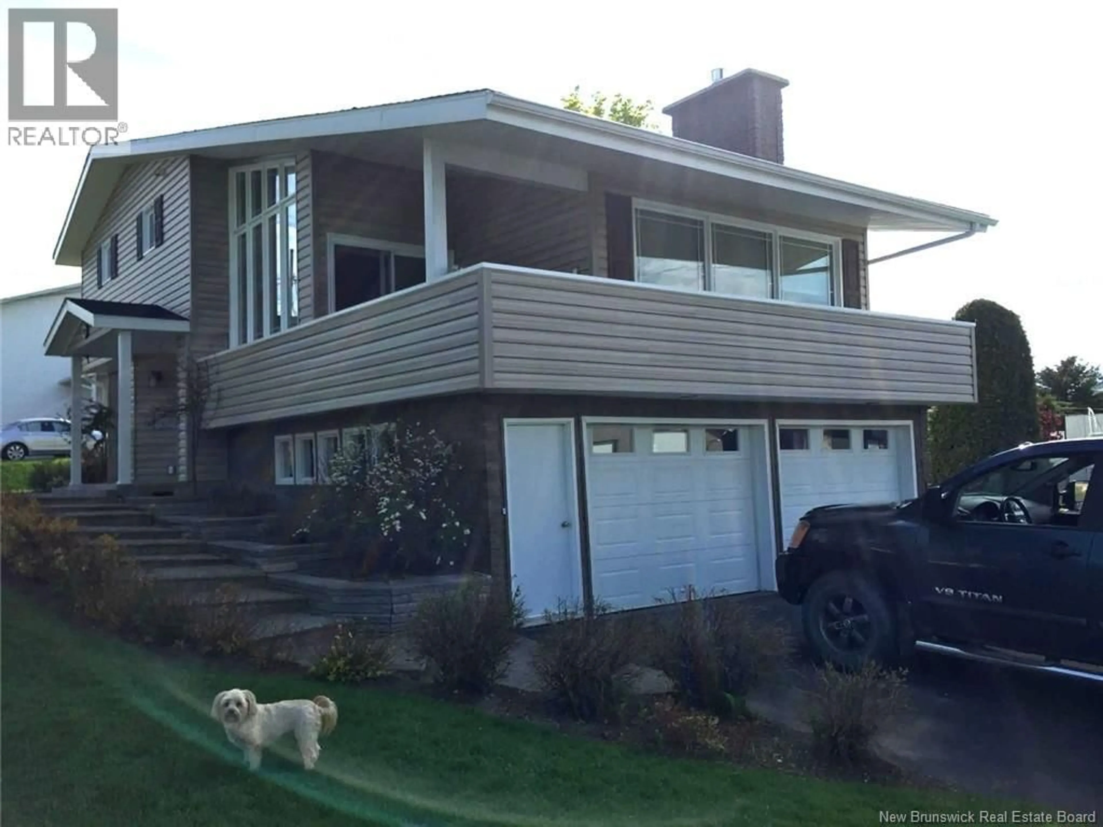 Home with vinyl exterior material, street for 109 BOURGOIN STREET, Drummond New Brunswick E3Y1K2