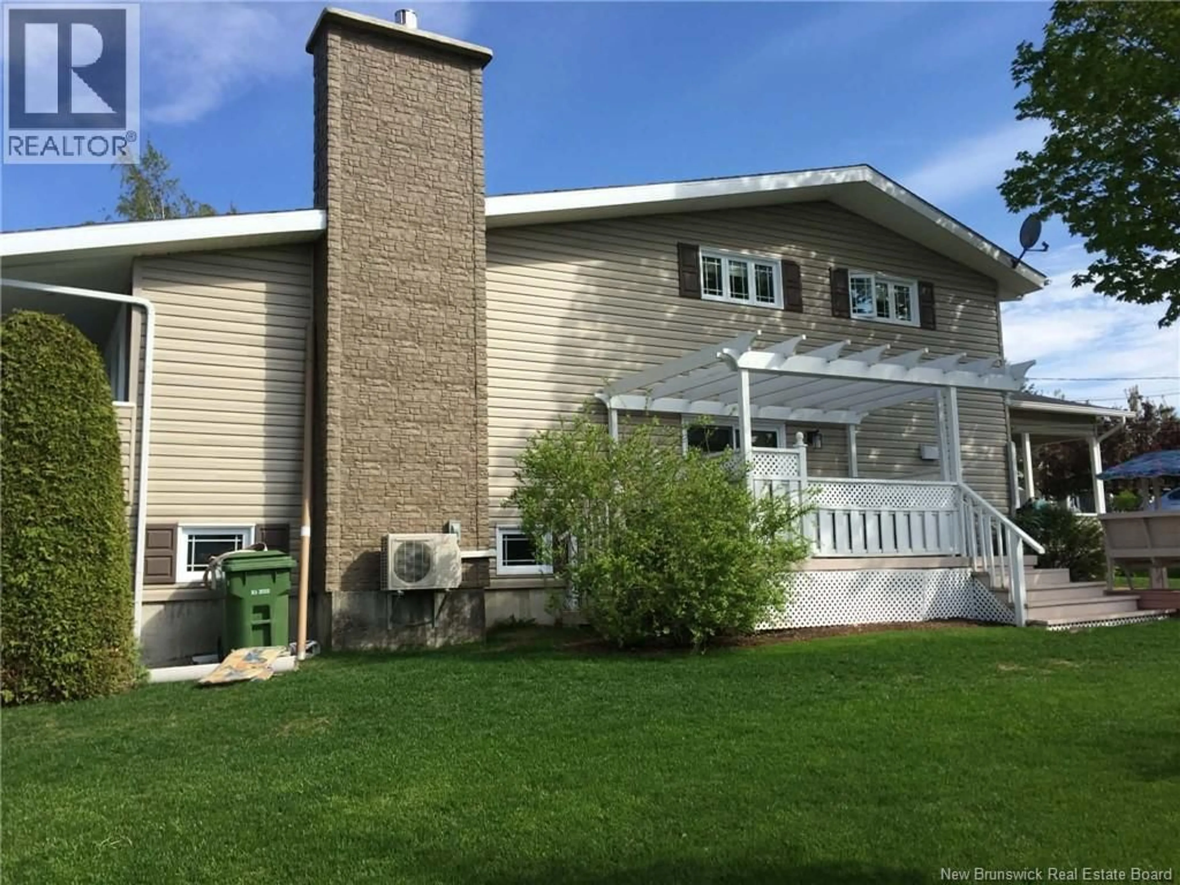 Home with vinyl exterior material, street for 109 BOURGOIN STREET, Drummond New Brunswick E3Y1K2