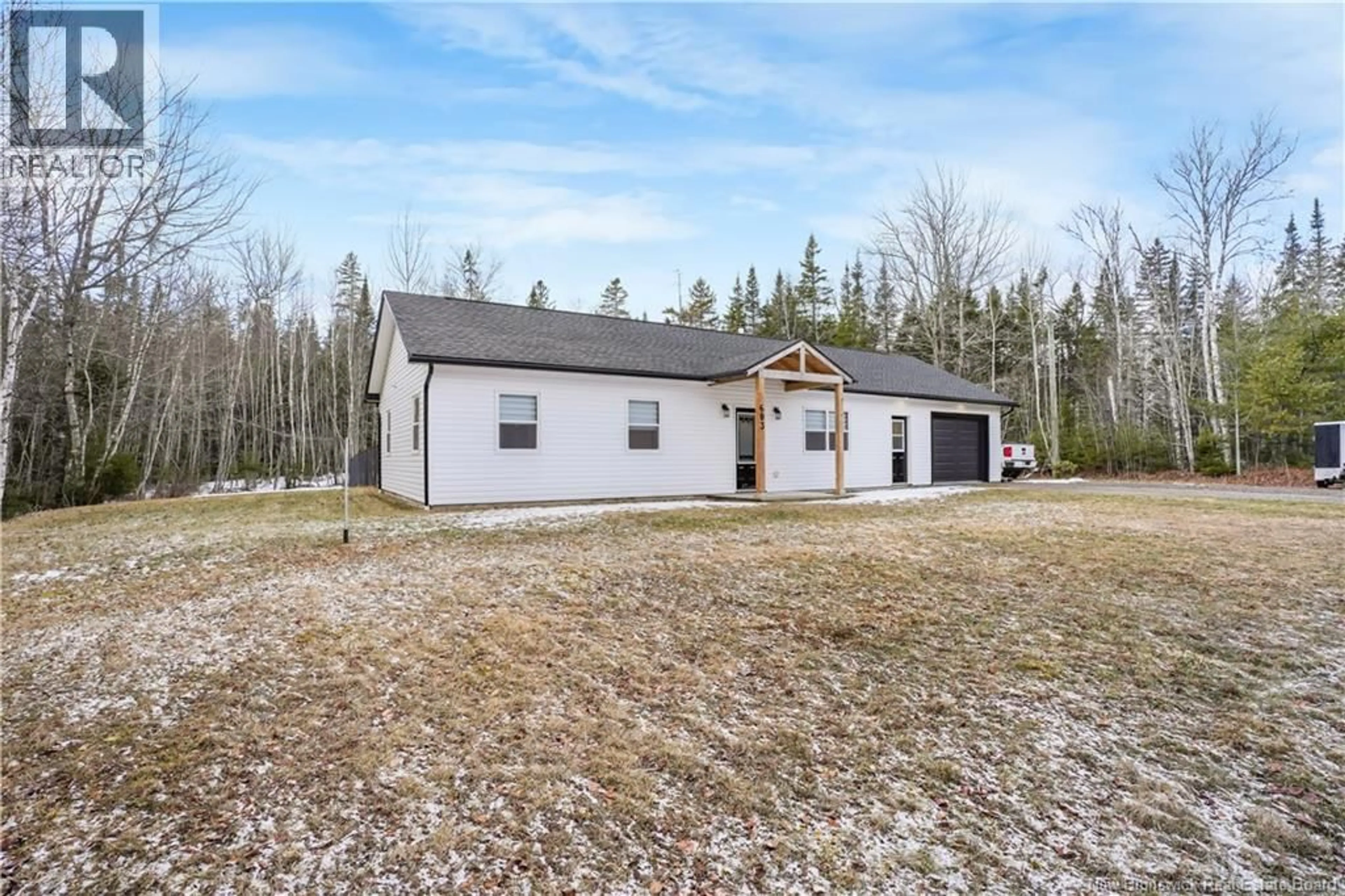 A pic from outside/outdoor area/front of a property/back of a property/a pic from drone, building for 603 WHITTAKER ROAD, Rusagonis New Brunswick E3B7W8