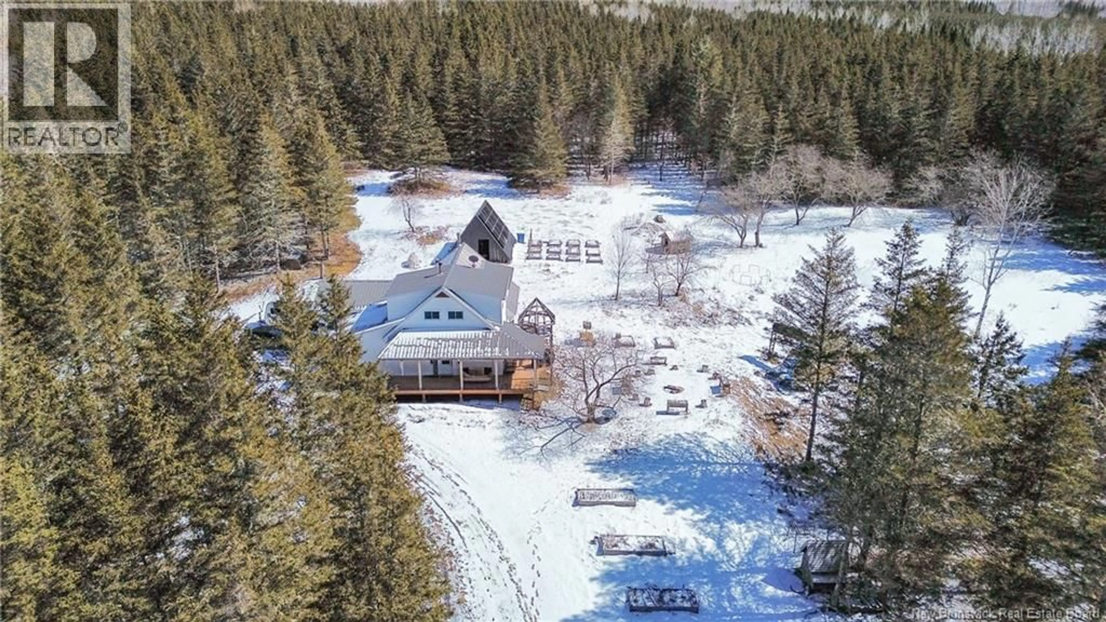 A pic from outside/outdoor area/front of a property/back of a property/a pic from drone, mountain view for 95 SOUTH KNOWLESVILLE ROAD, Knowlesville New Brunswick E7L1B1