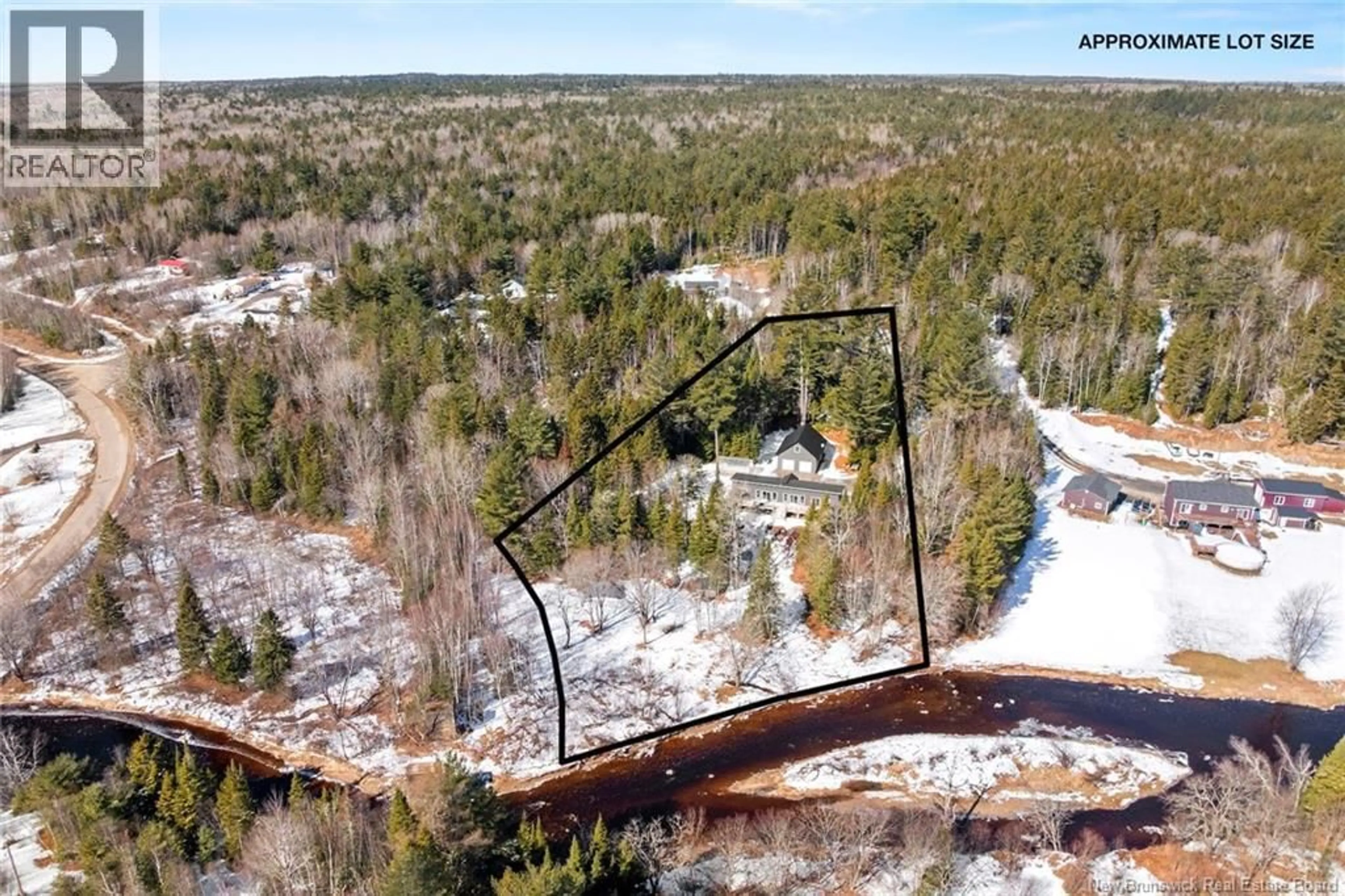 A pic from outside/outdoor area/front of a property/back of a property/a pic from drone, forest/trees view for 48 TRACY ROAD, Minto New Brunswick E4B0B3