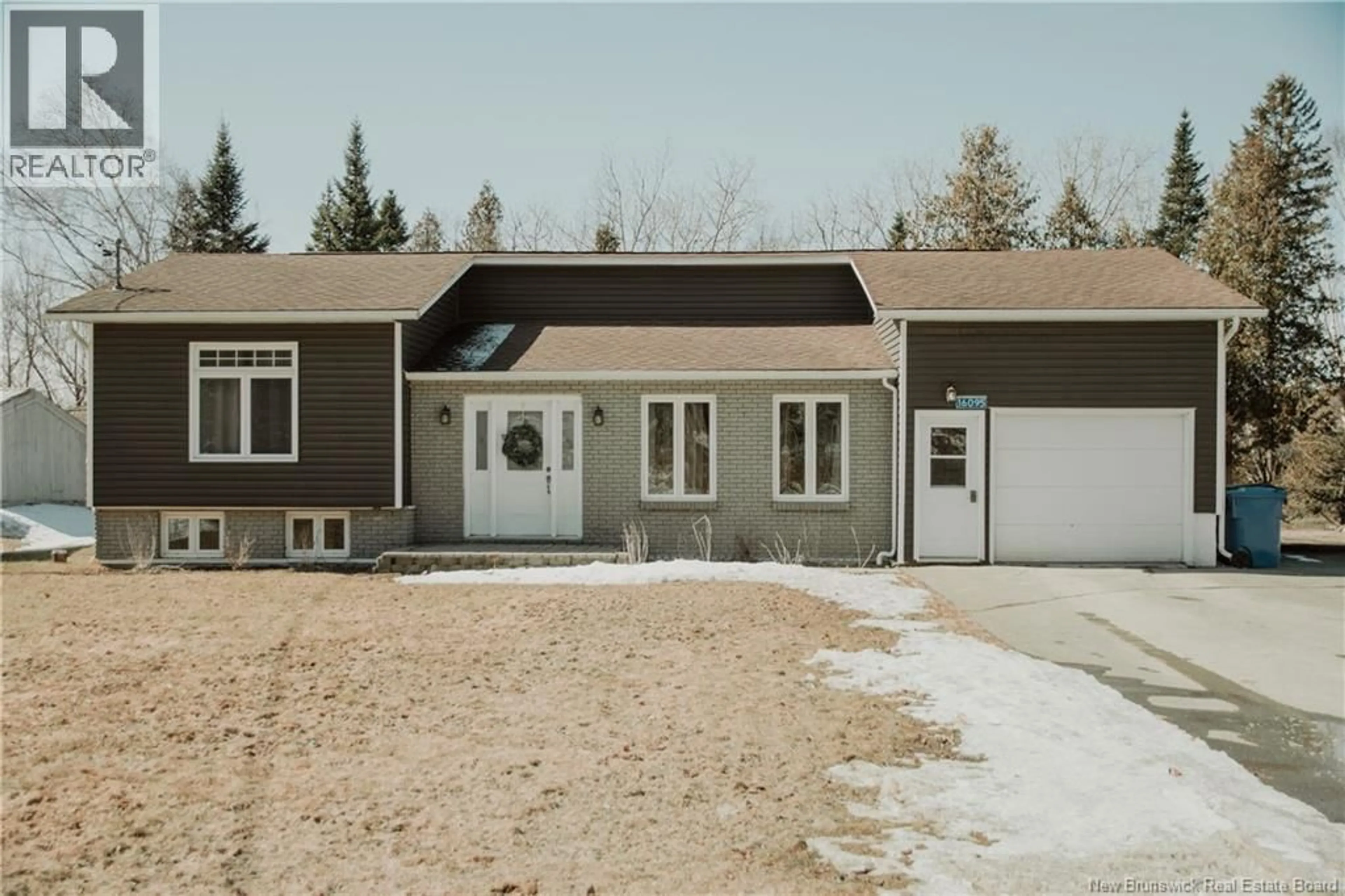 Home with vinyl exterior material, street for 16095 ROUTE 105, DSL de Drummond/DSL of Drummond New Brunswick E3Y2G4