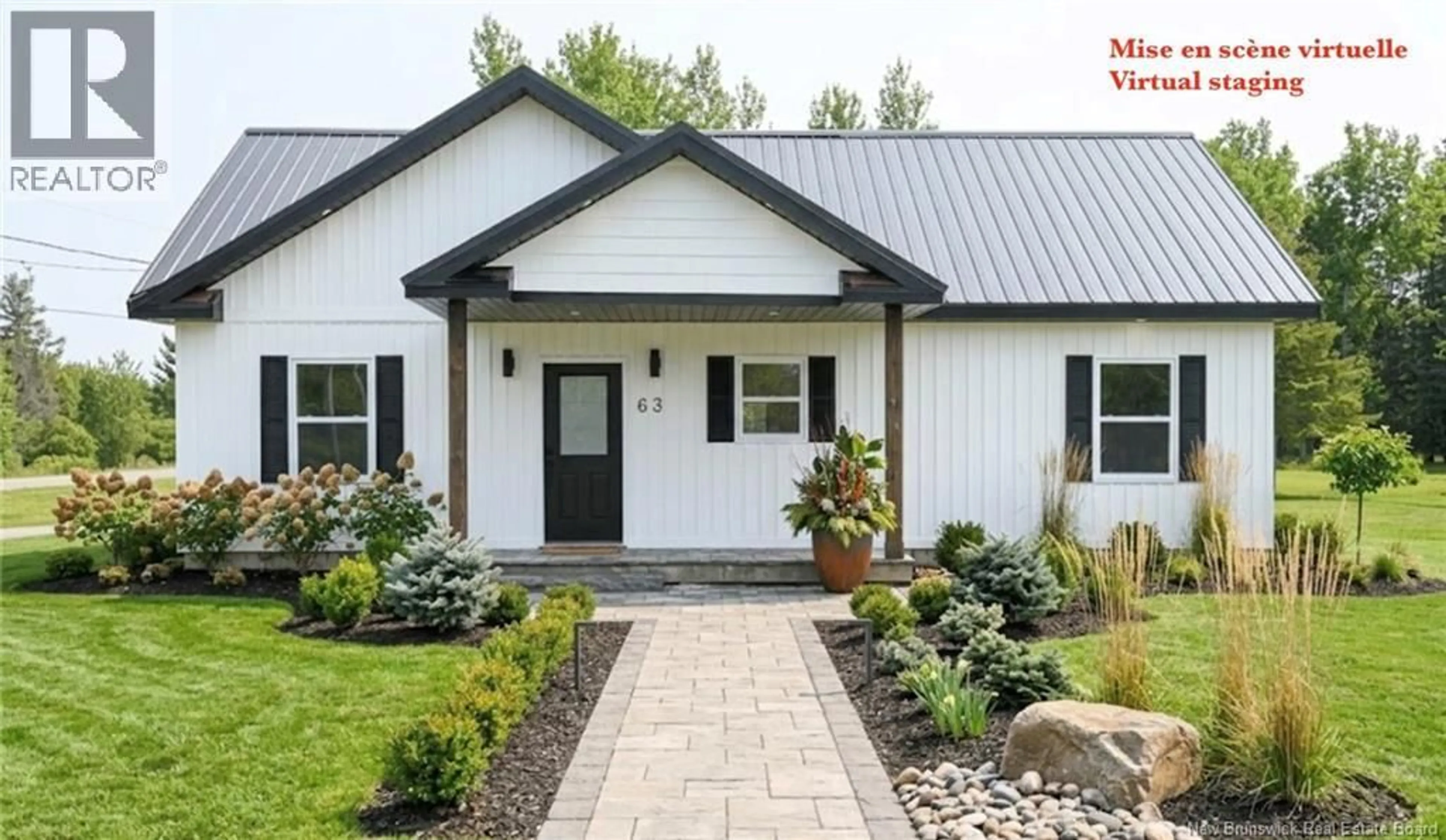 Home with vinyl exterior material, street for 63 DE LA TOURBE STREET, Lamèque New Brunswick E8T1G5